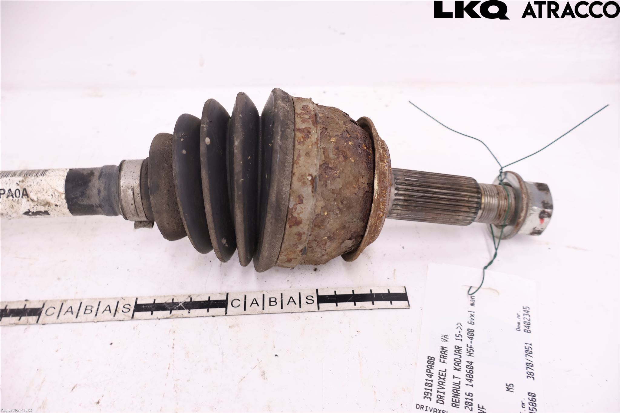 Renault KADJAR 15- Drivaxel Fram Vänster