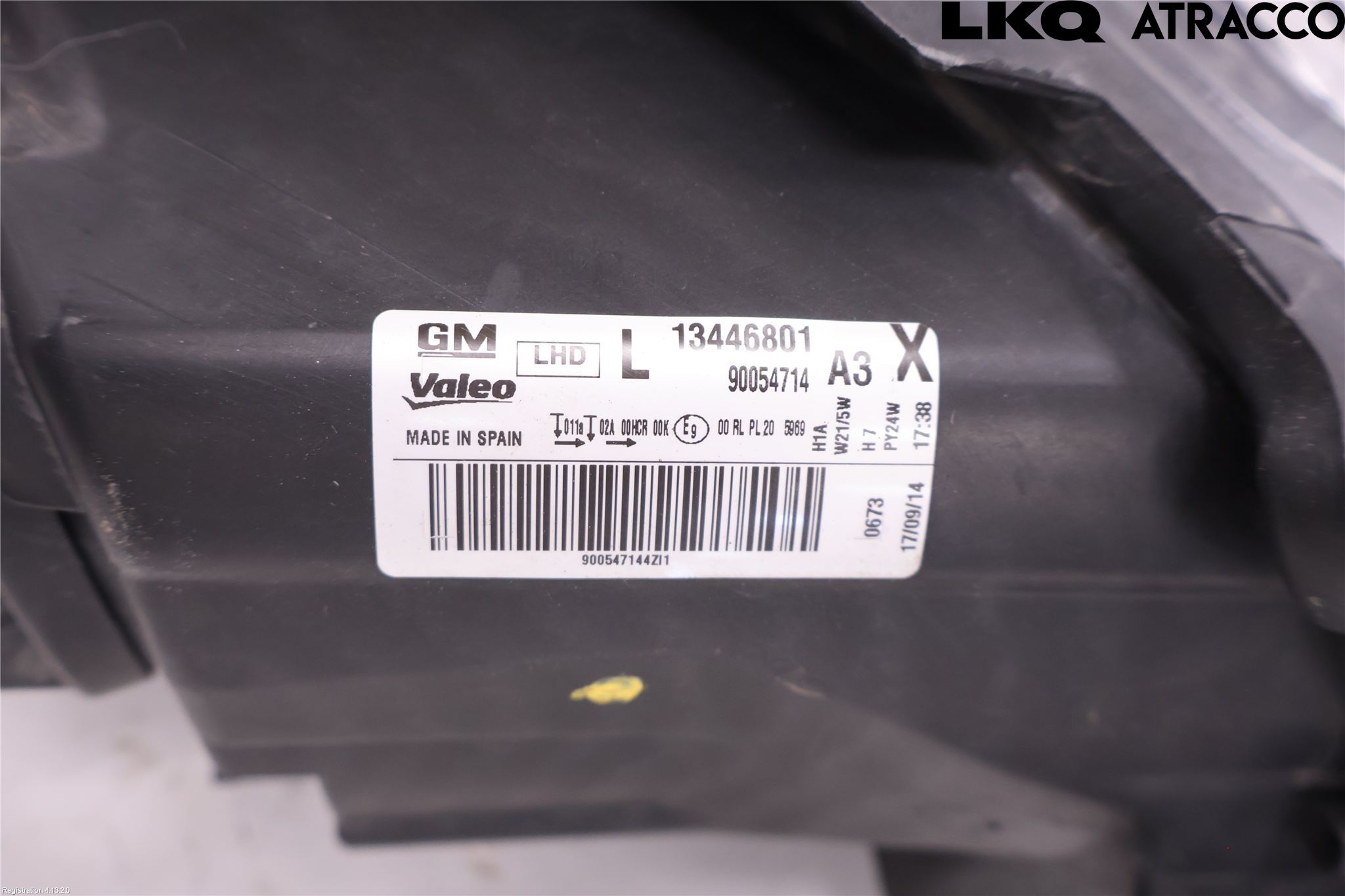 Opel CORSA D 07-14 Strålkastare Vänster