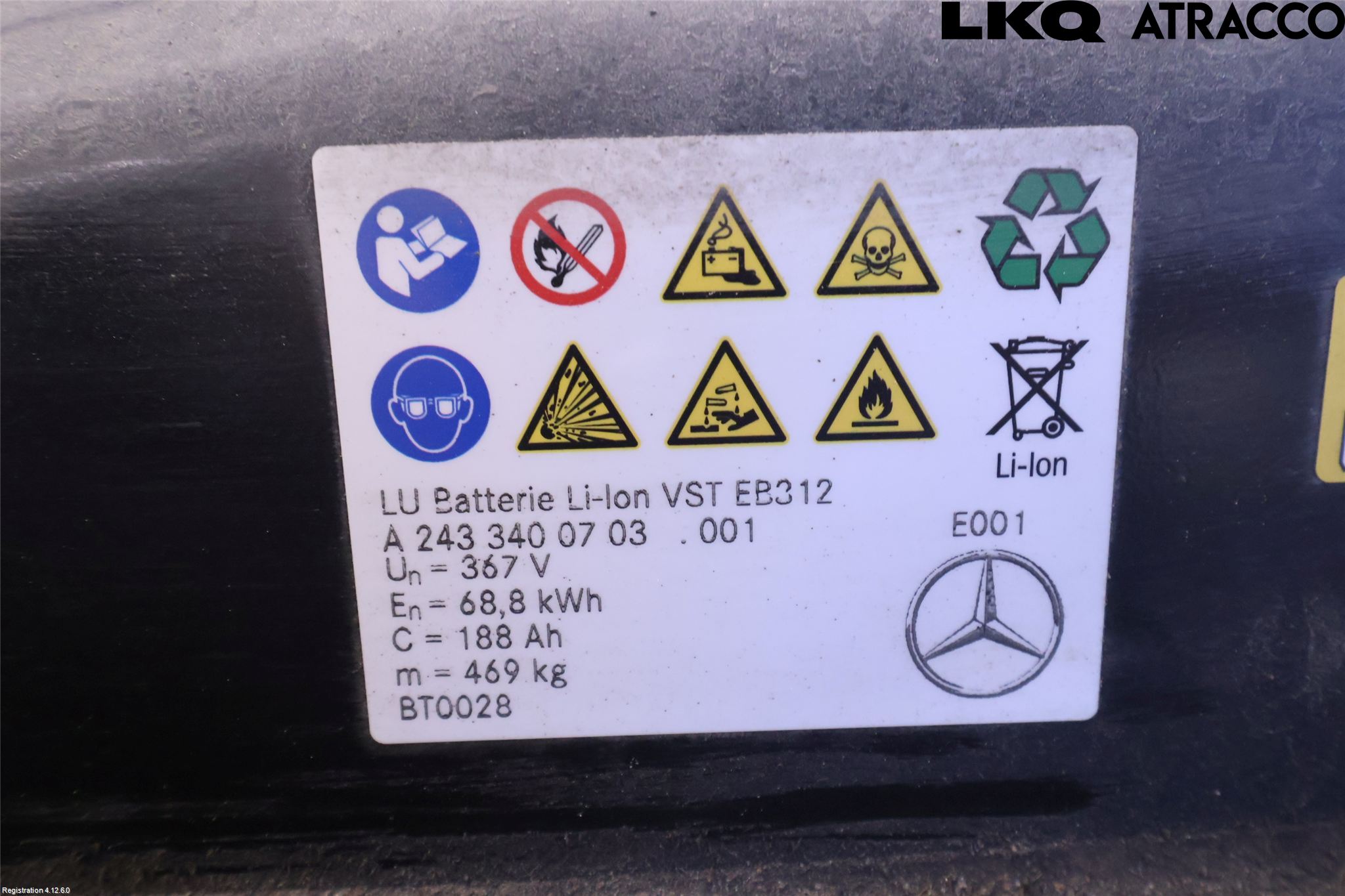 Mercedes-Benz MB EQB (X243) 22- Batteri Högspänning