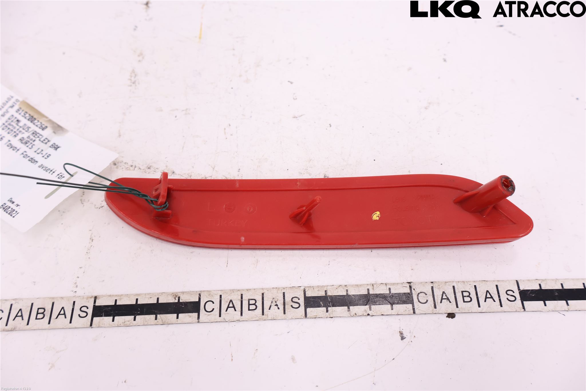 Toyota AURIS 13-19 Dimljus/Reflex Bak