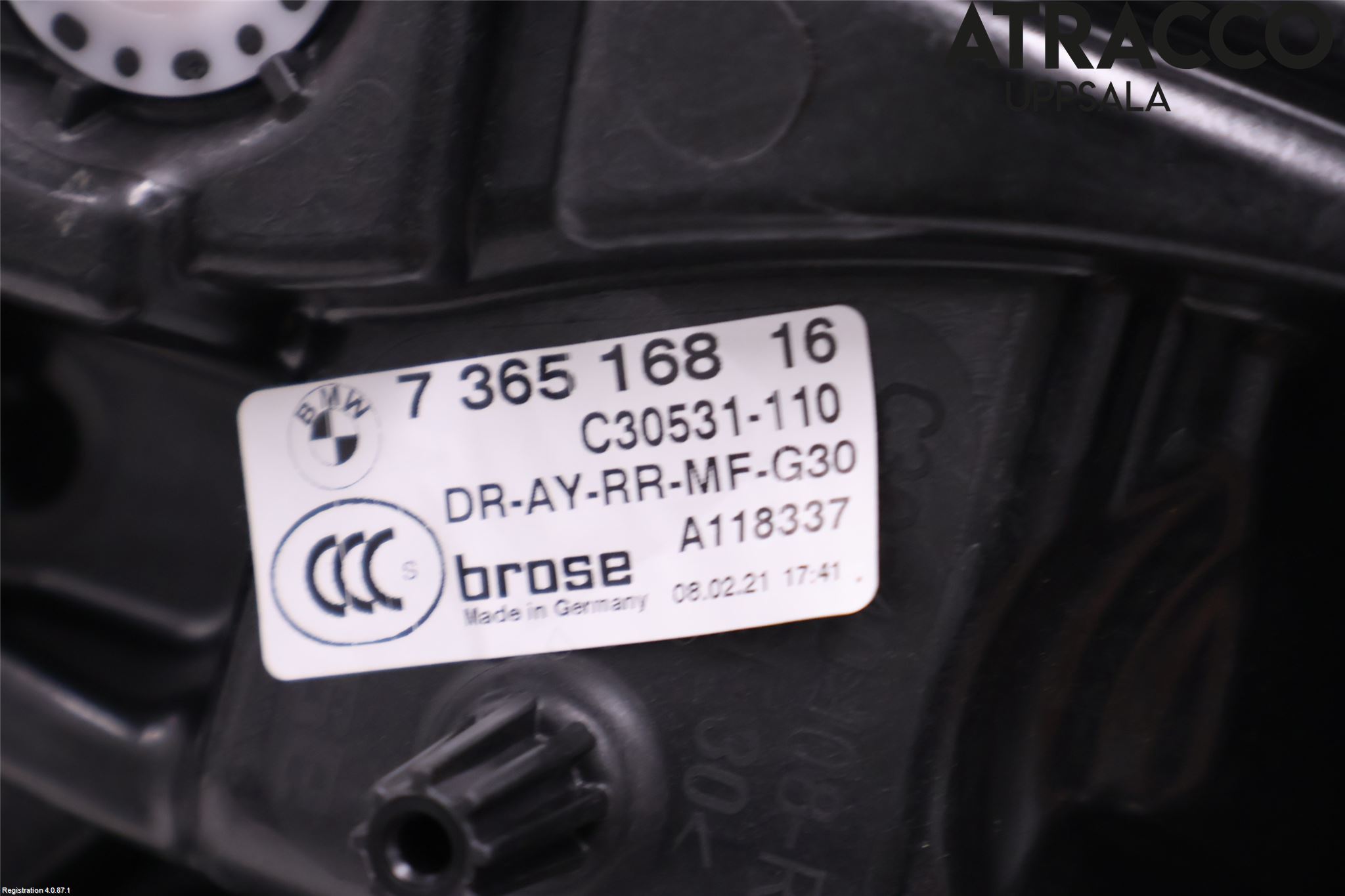 BMW 5 G30/G31/F90 17-23 Fönsterhiss El Kompl