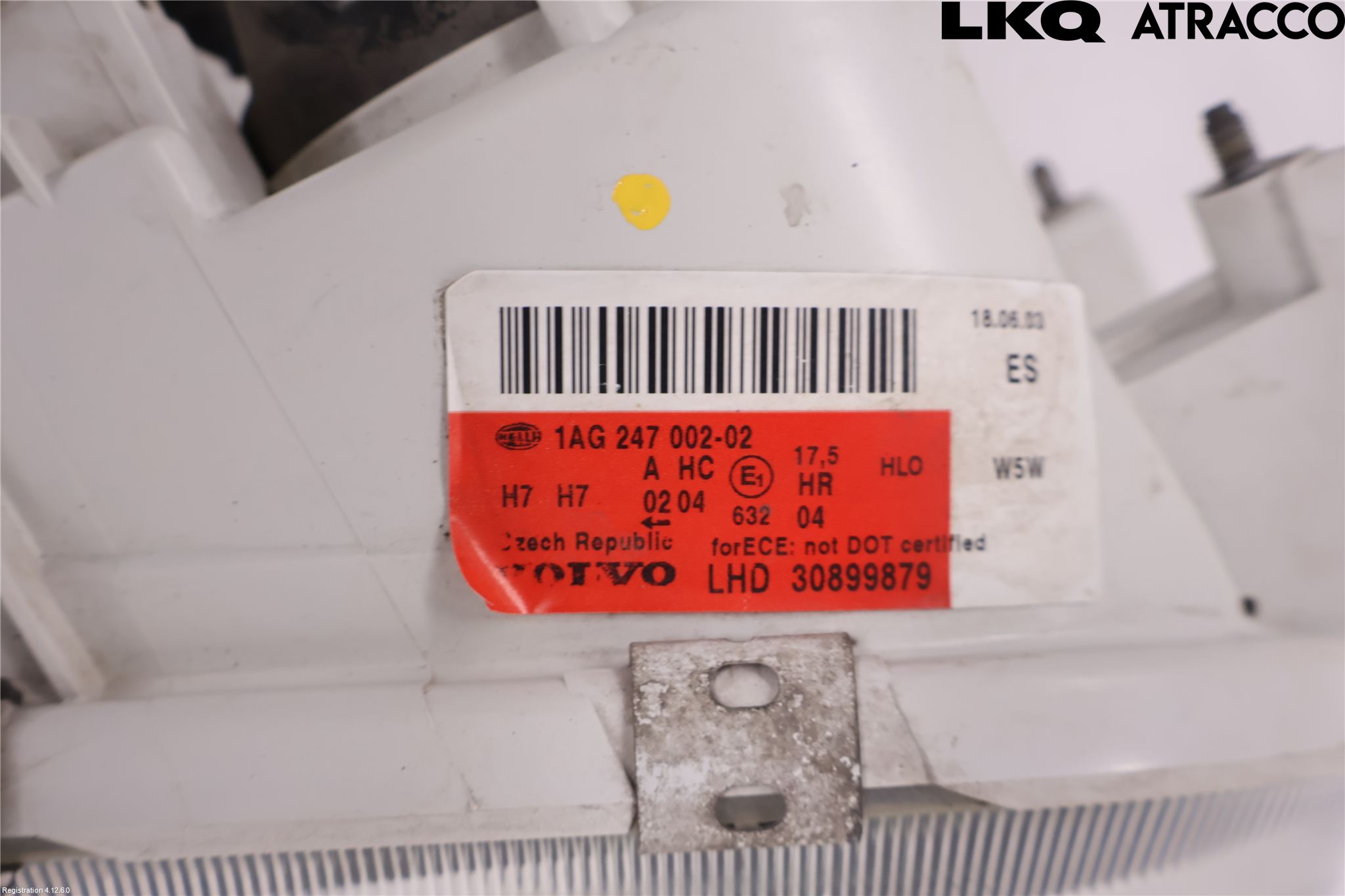 Volvo S40/V40    96-04 Strålkastare Höger