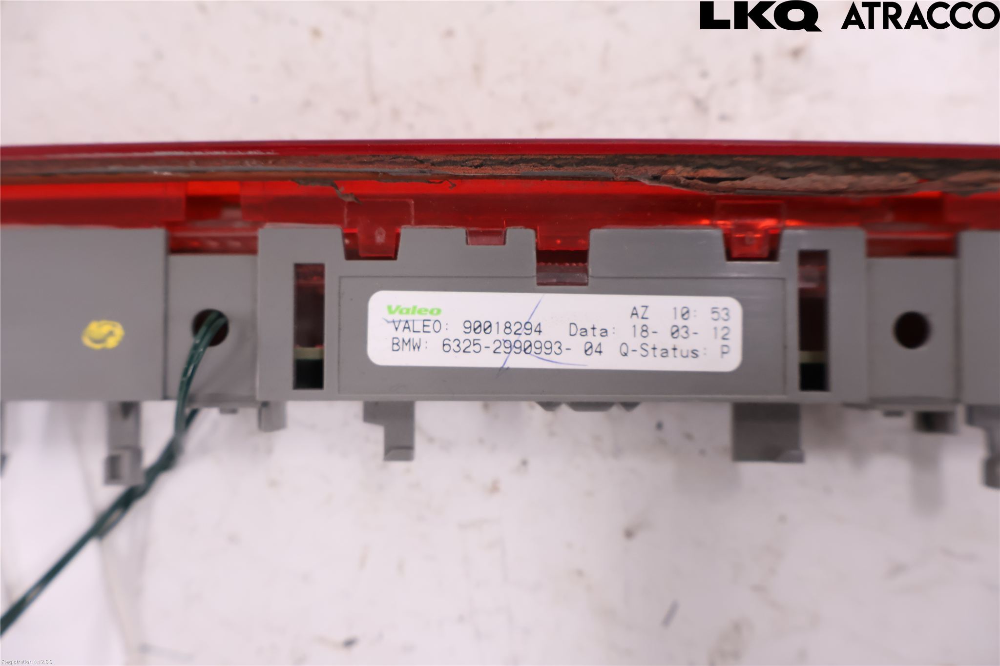 BMW X1 E84 10-15 Bromsljus Bakruta