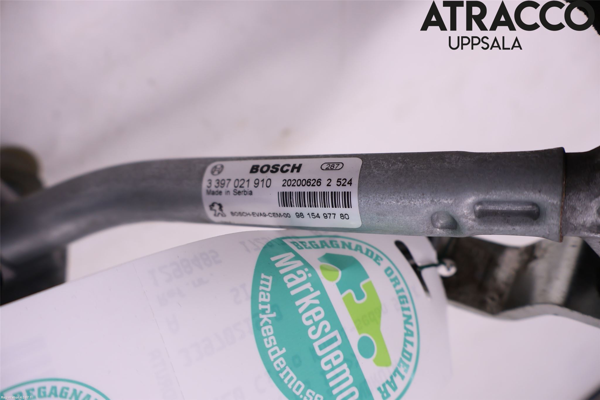 Citroen COTROEN C3 17-24 Torkarmotor Vindruta