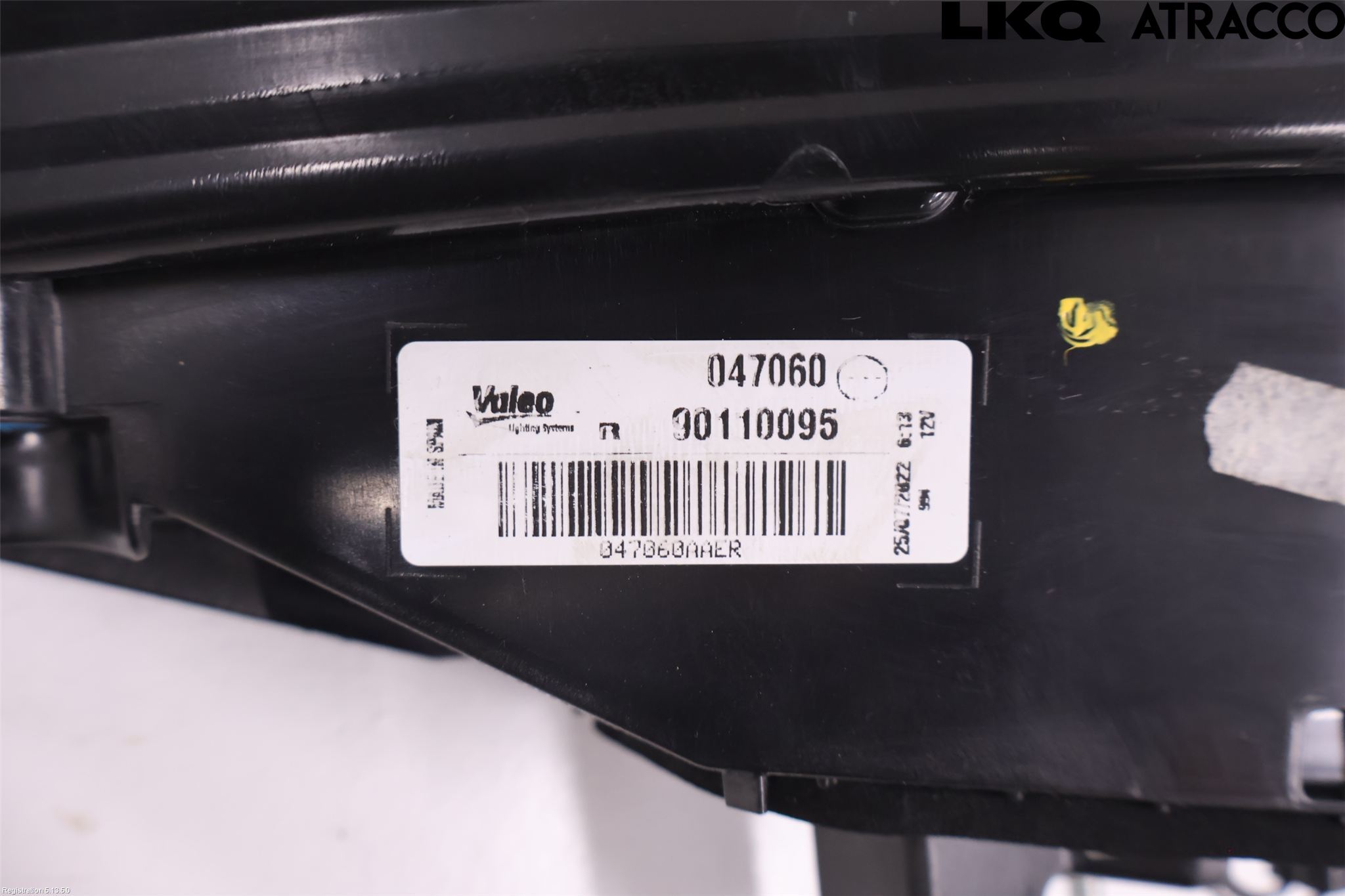 Renault MEGANE IV 16-23 Bakljus Lucka Hö
