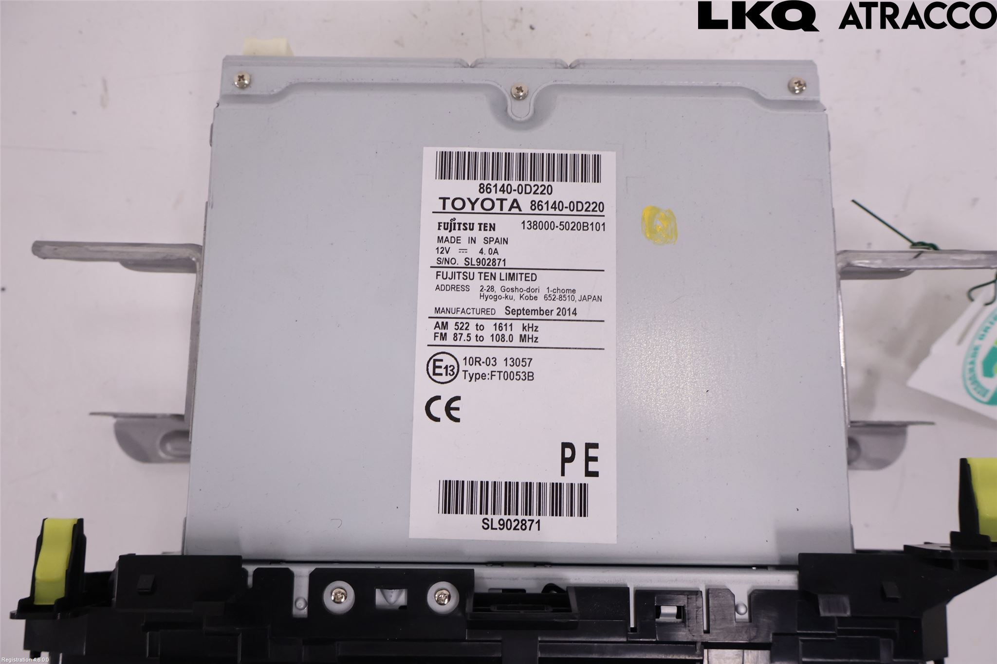 Toyota YARIS XP130 15-20 Gps Navigator