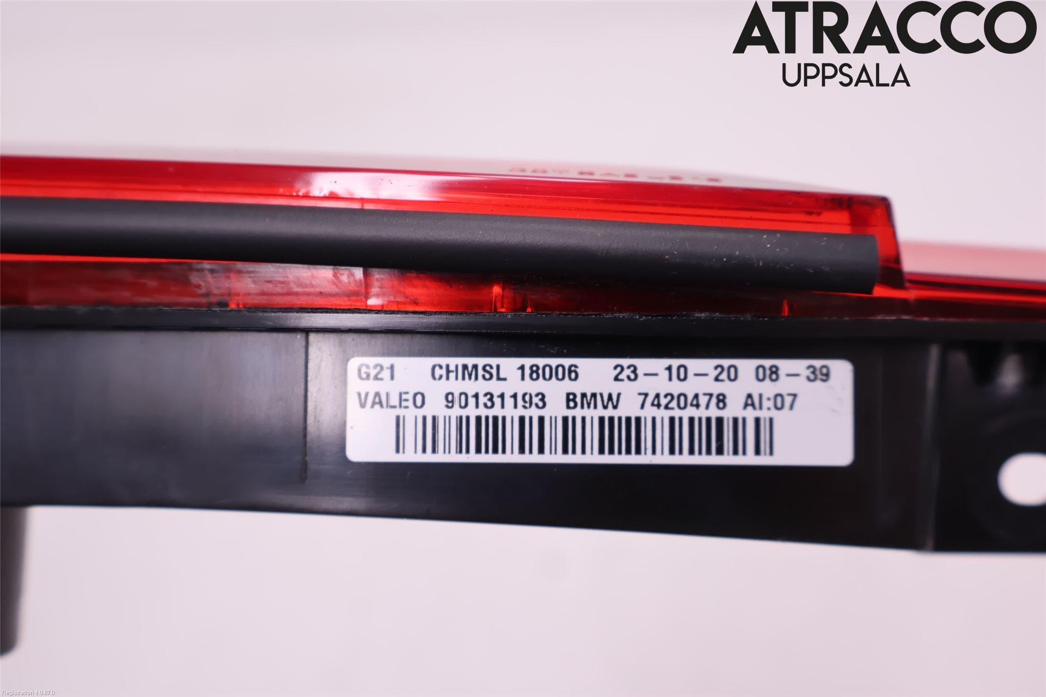 BMW 3 G20/G21/G80/G81 19- Bromsljus Bakruta