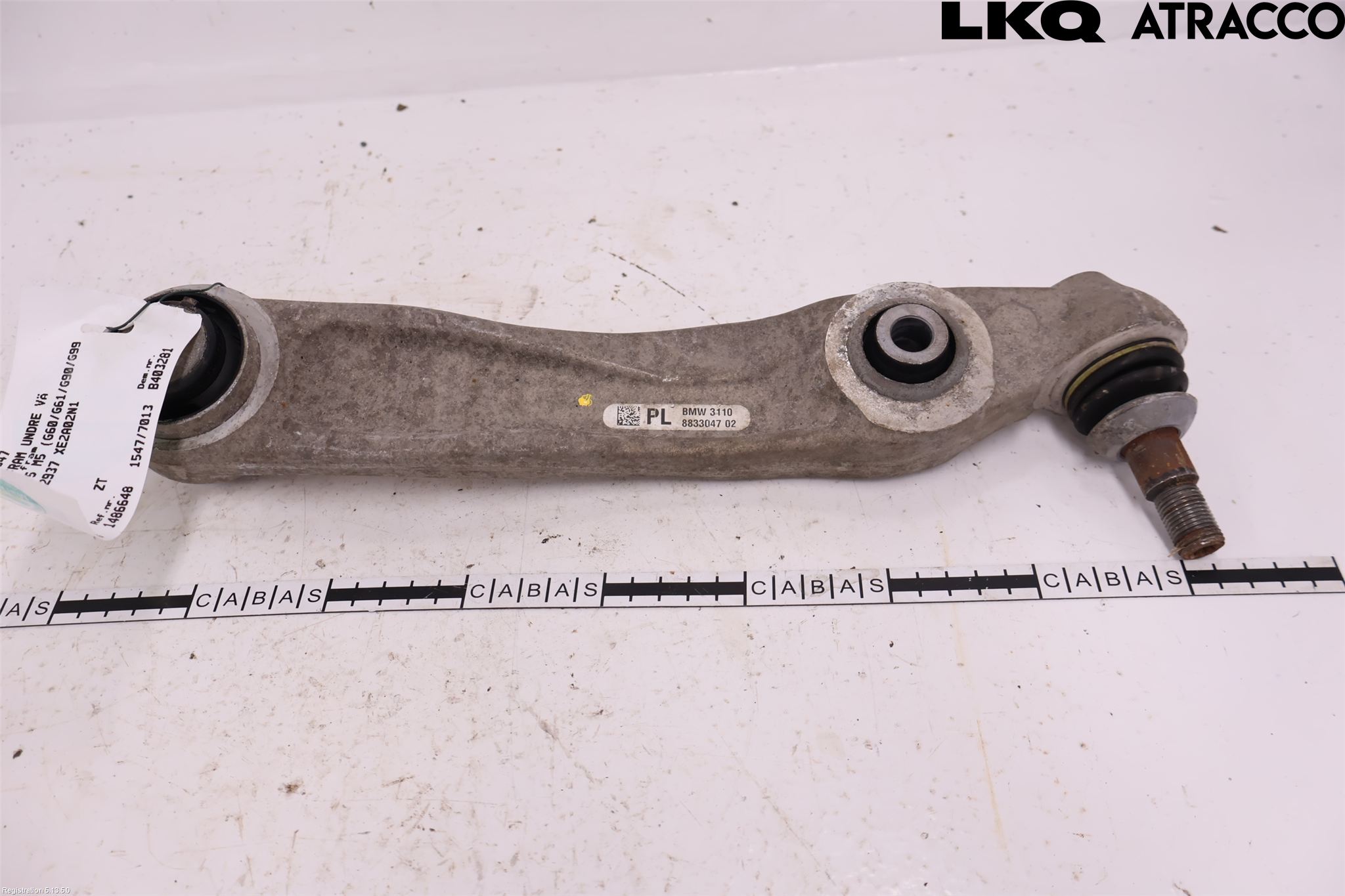 BMW 5/i5 G60/G61 24- Bärarm Fram Undre Vä