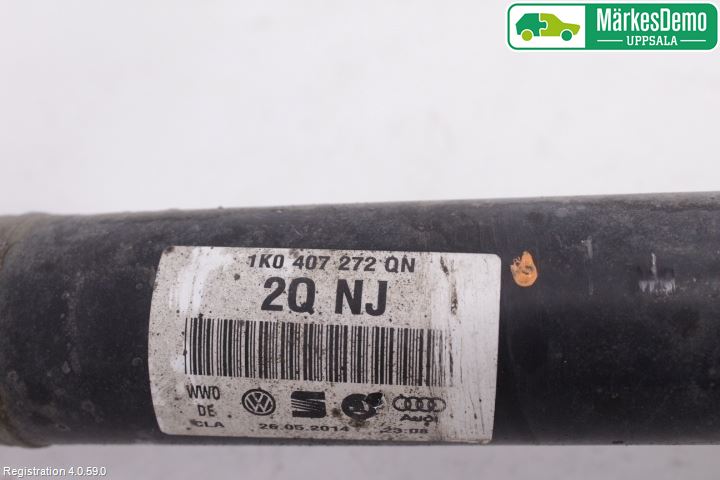Volkswagen VW GOLF / E-GOLF VII 13-20 Drivaxel Fram Höger