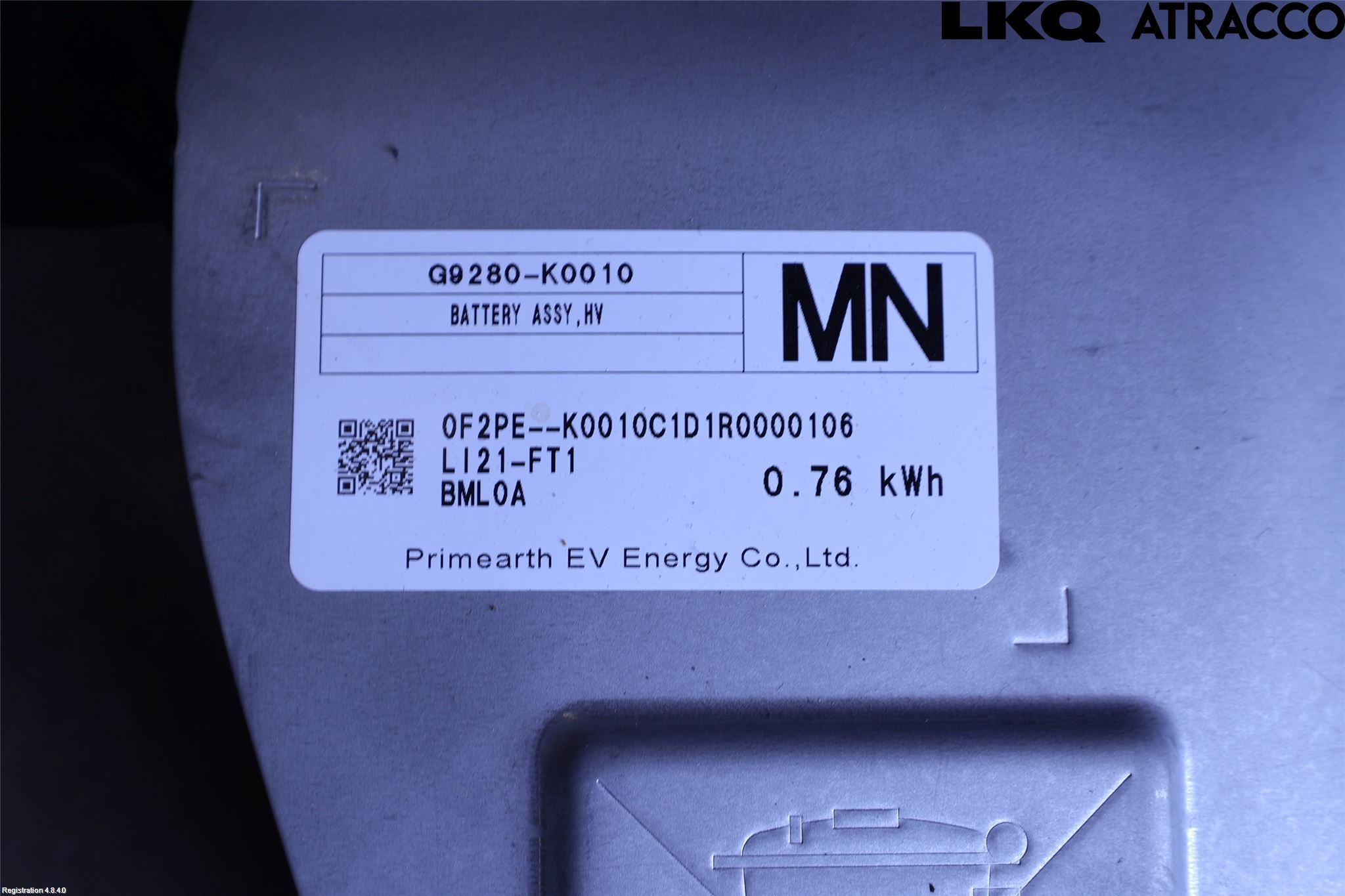 Toyota YARIS XP21 20- Batteri Högspänning