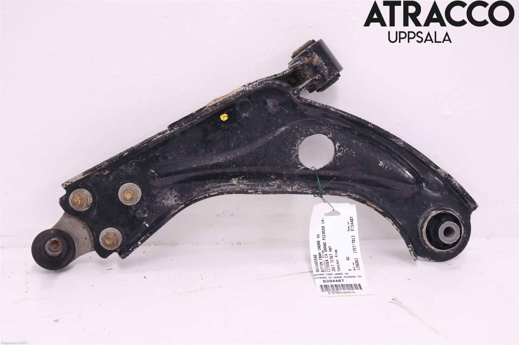Citroen C4 GRAND PICASSO 14-18 Bärarm Fram Undre Vä