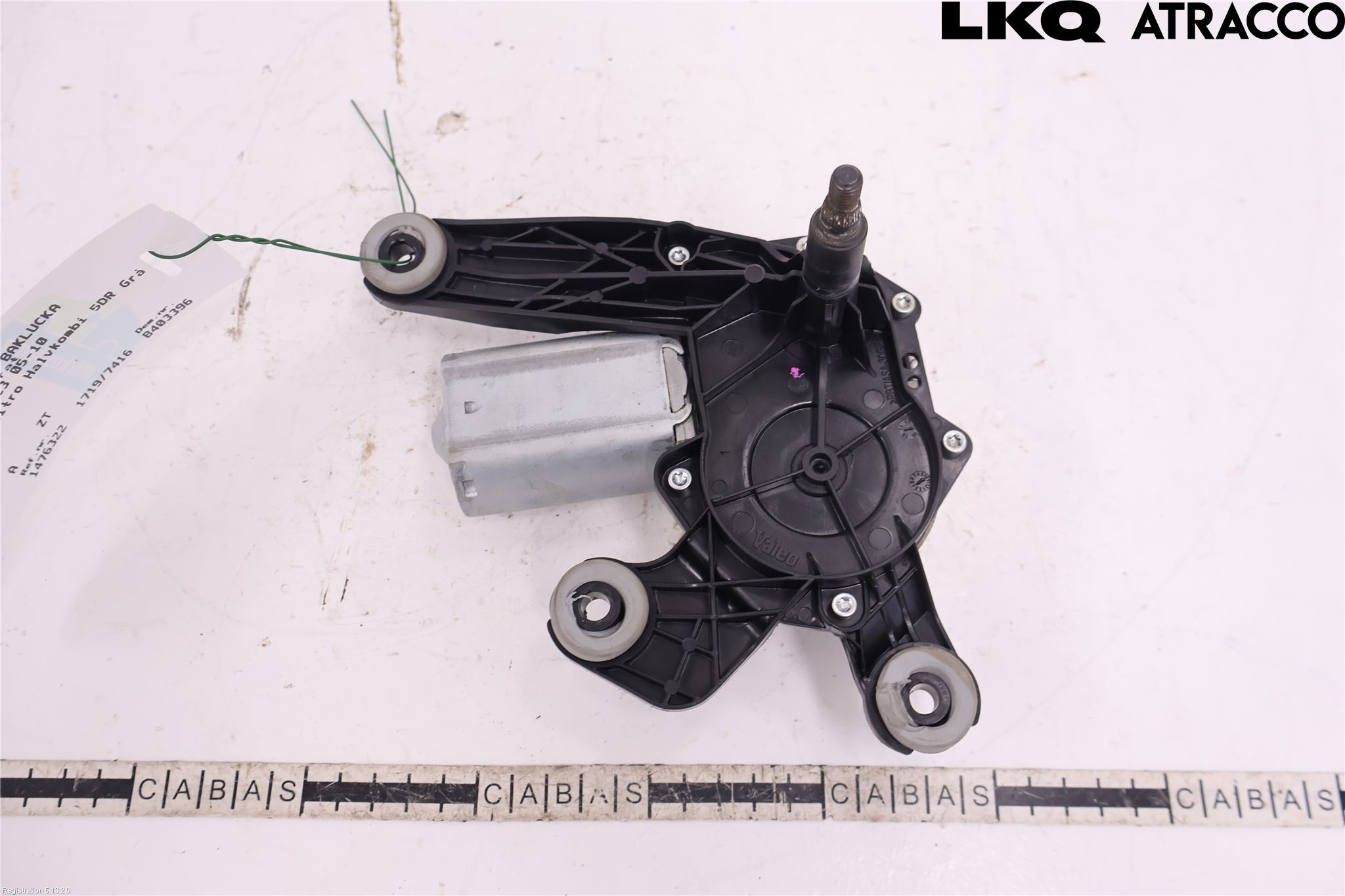 Citroen C3 05-10 Torkarmotor Baklucka