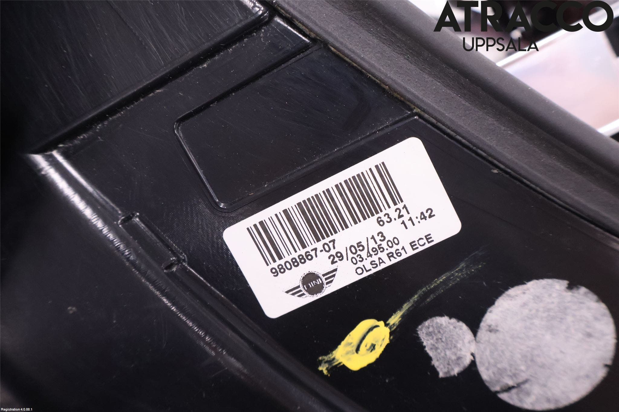 Mini PACEMAN R61 12-17 Bakljus Vänster