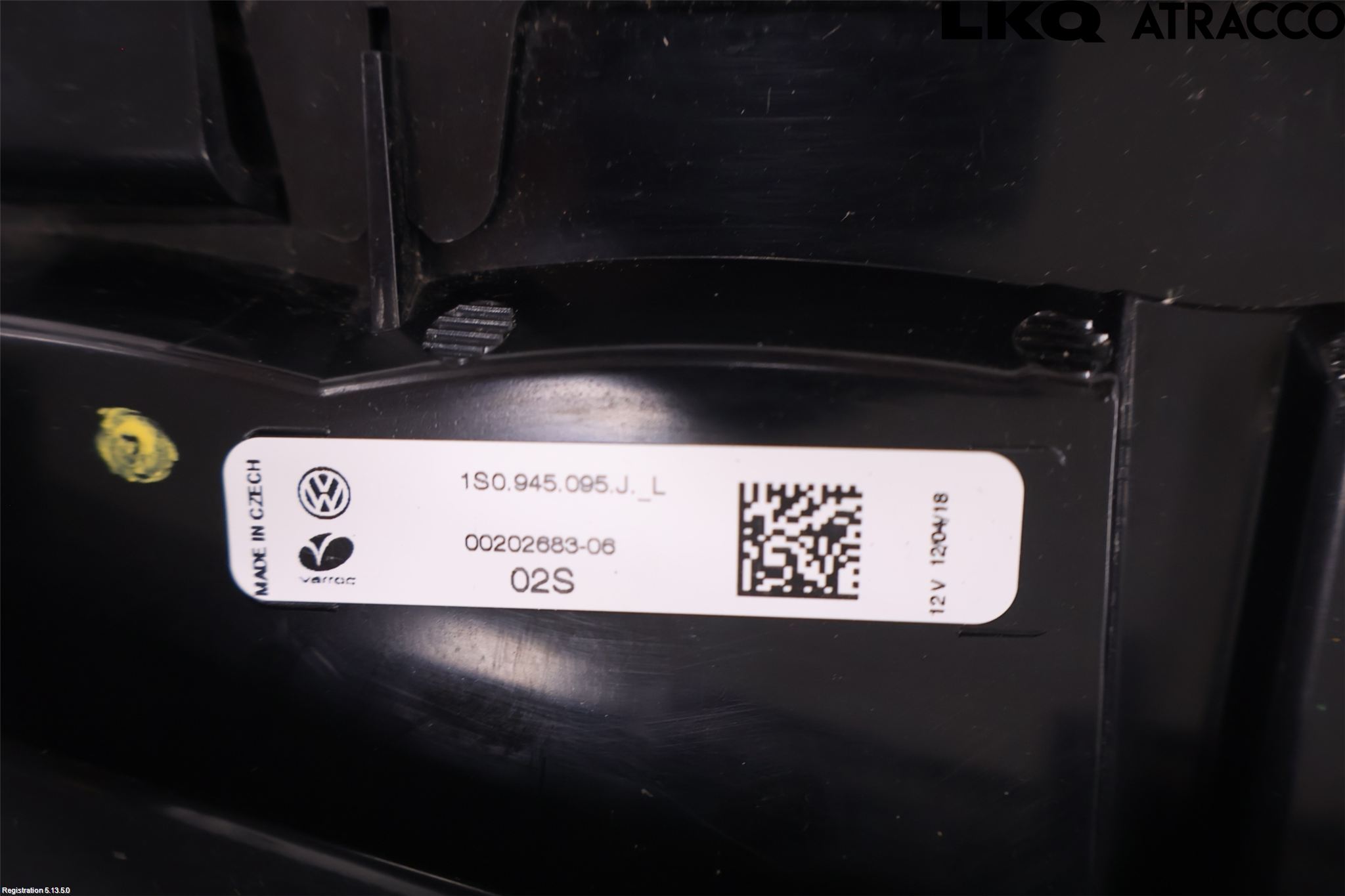 Volkswagen VW UP! / E-UP! Bakljus Vänster
