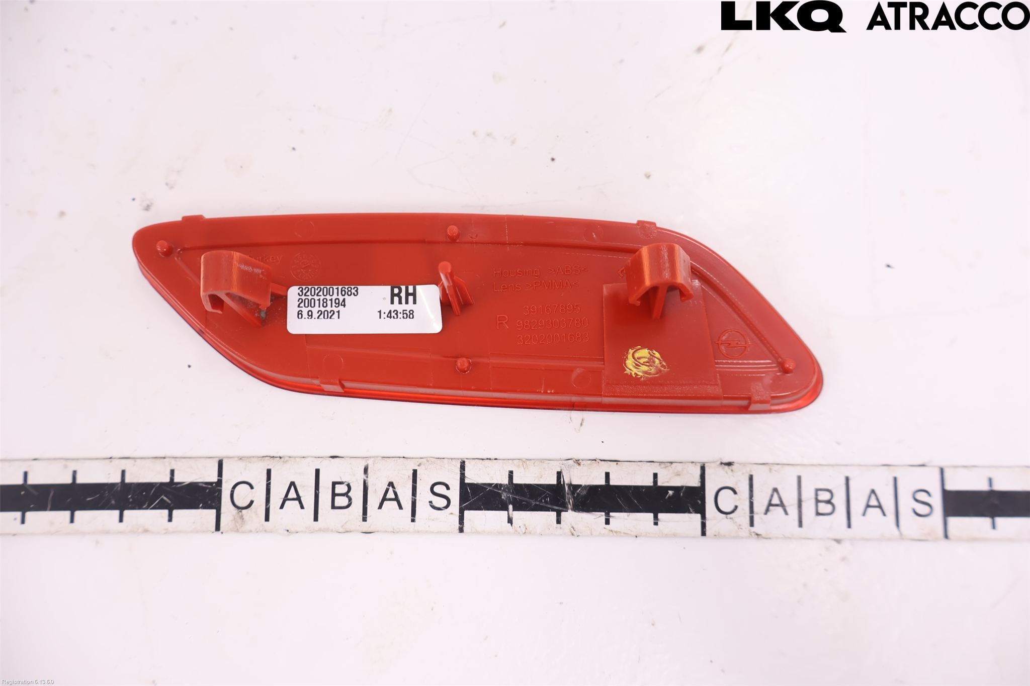 Opel CORSA F, CORSA-E 20- Dimljus/Reflex Bak