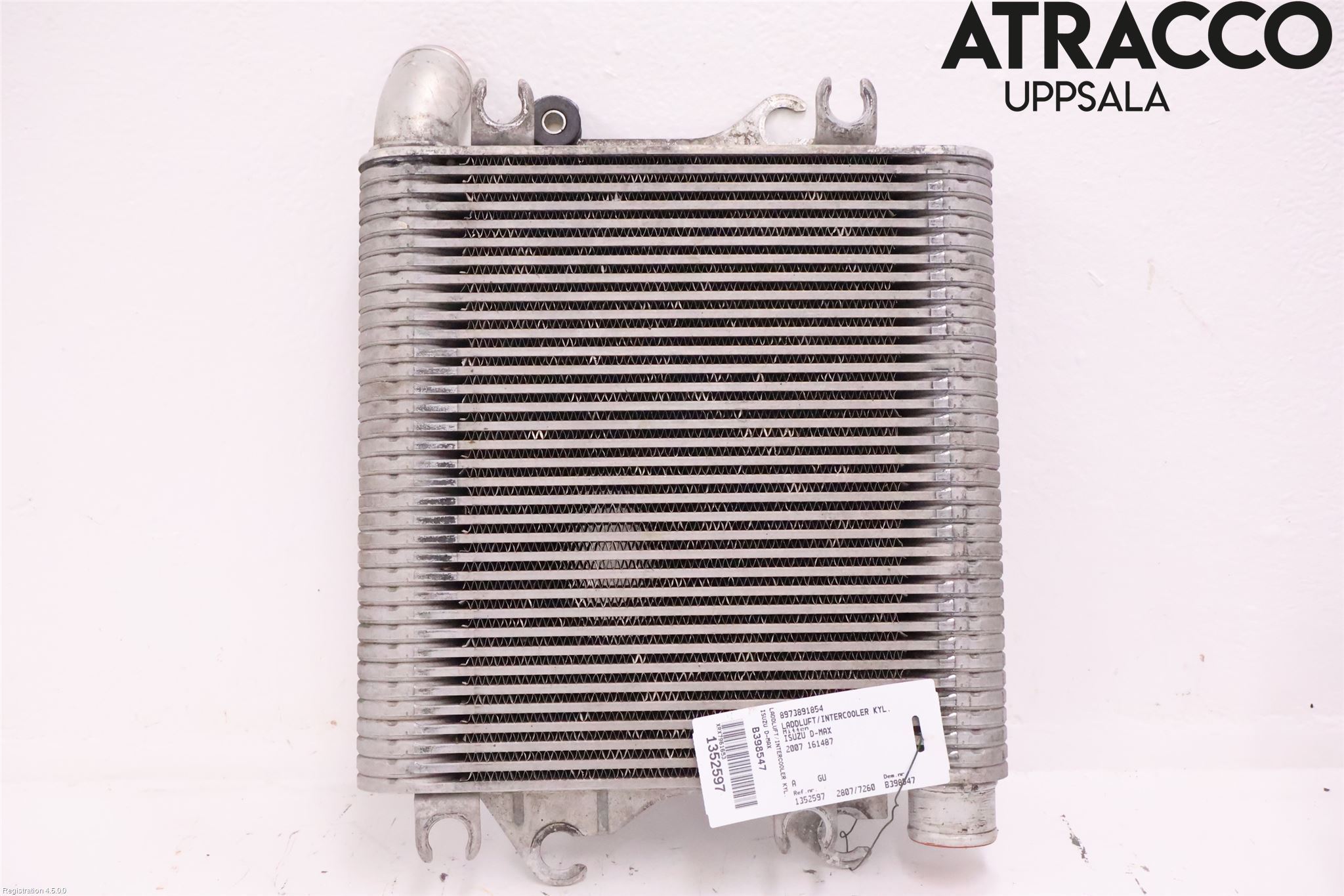 Isuzu D-MAX Laddluft-Intercooler Kyl