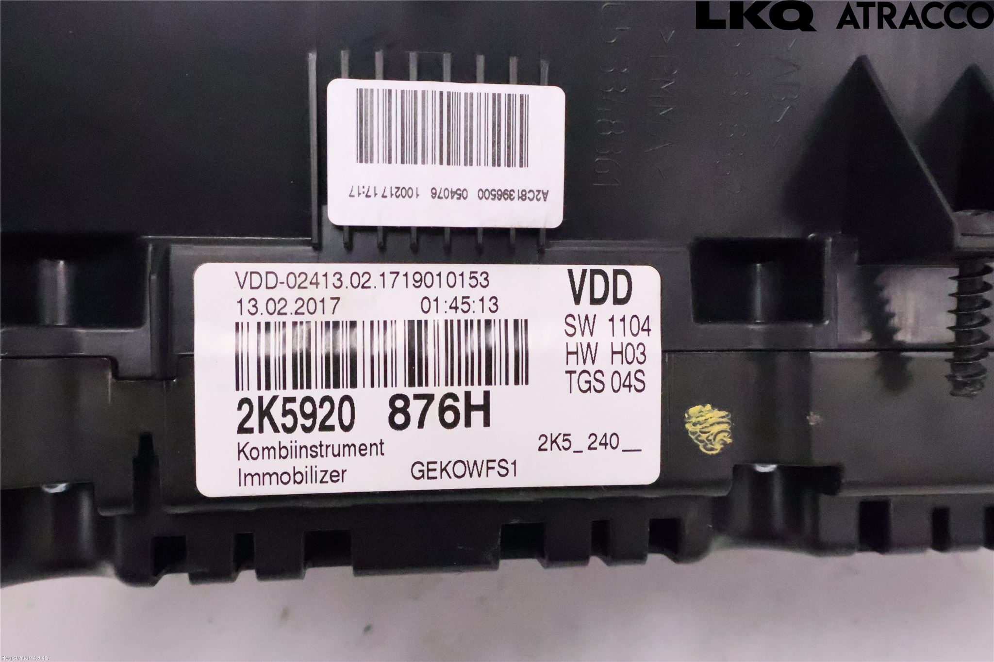 Volkswagen VW CADDY 16-20 Instrument Komb