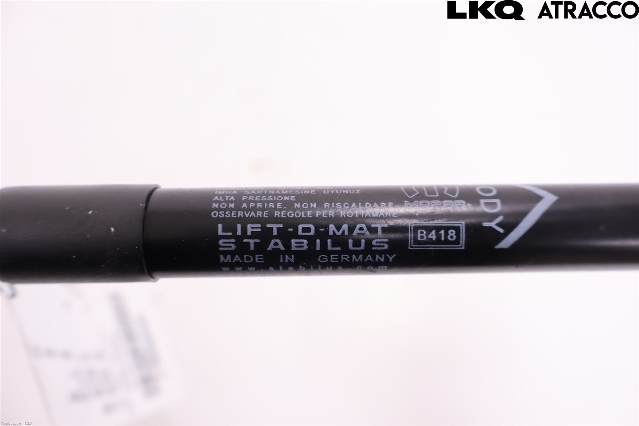 Fiat 500e 20- Gasfjäder Motorhuv