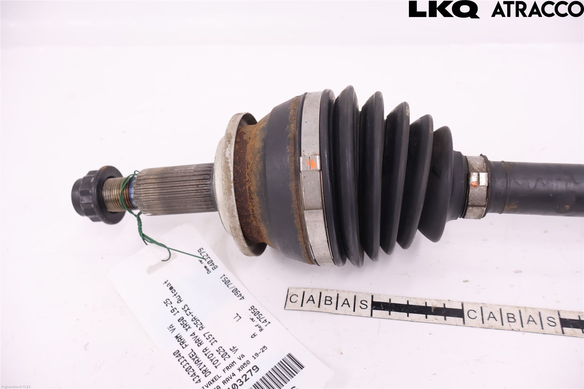 Toyota RAV4 19- Drivaxel Fram Vänster