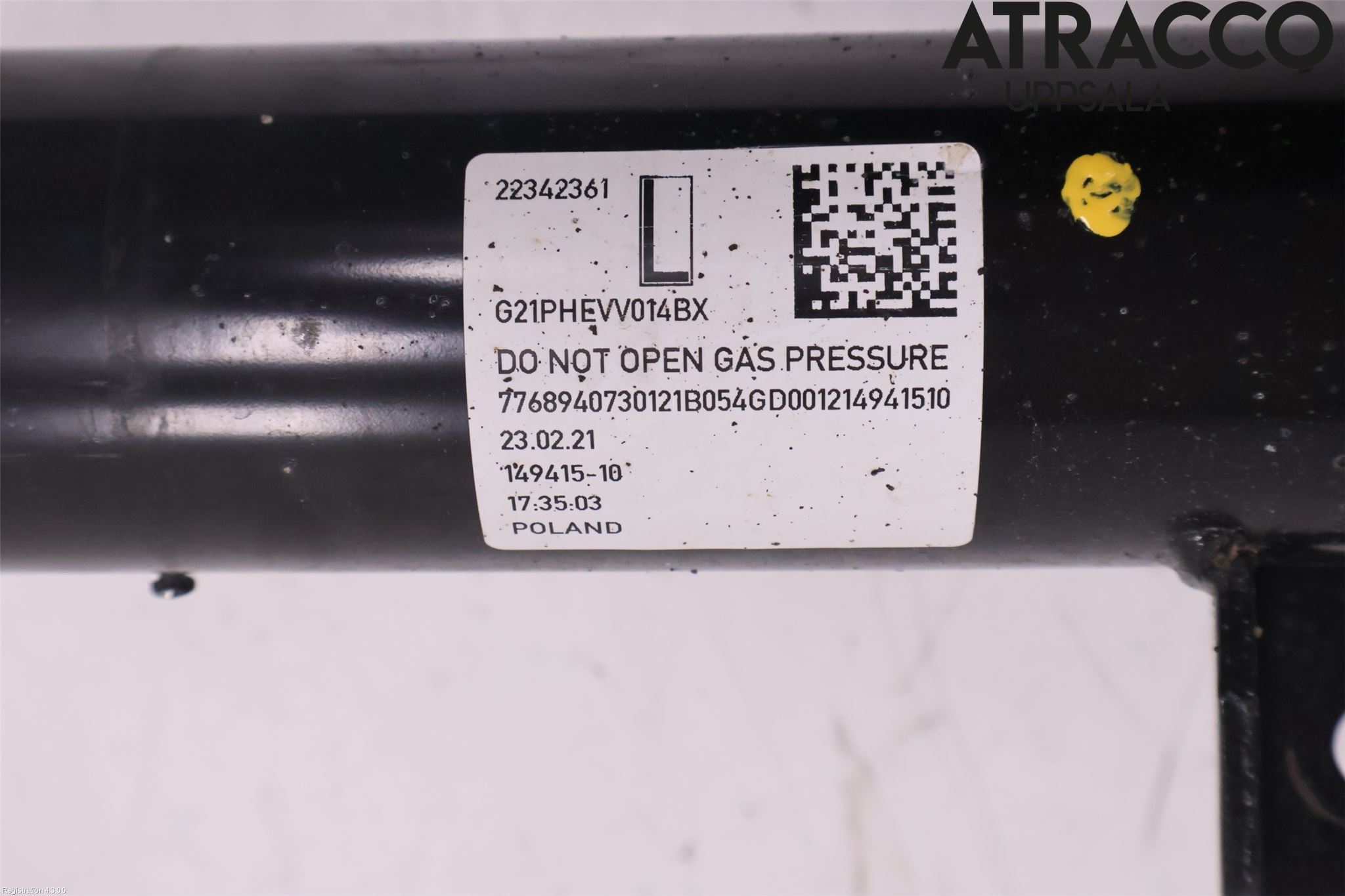 BMW 3 G20/G21/G80/G81 19- Fjäderben Fram Vänster