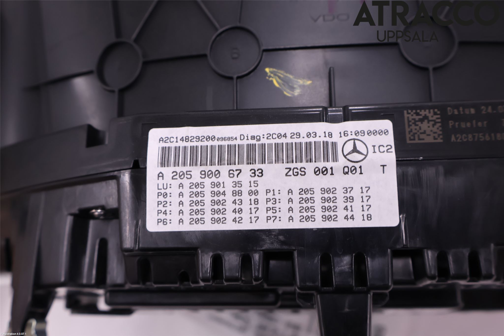 Mercedes-Benz MB C-KLASS (W205) 14-21 Instrument Komb