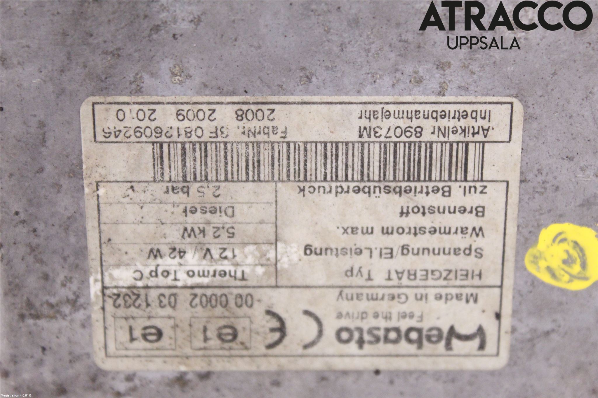 BMW 3 E90/91 SED/TOU 05-12 Dieselvärmare
