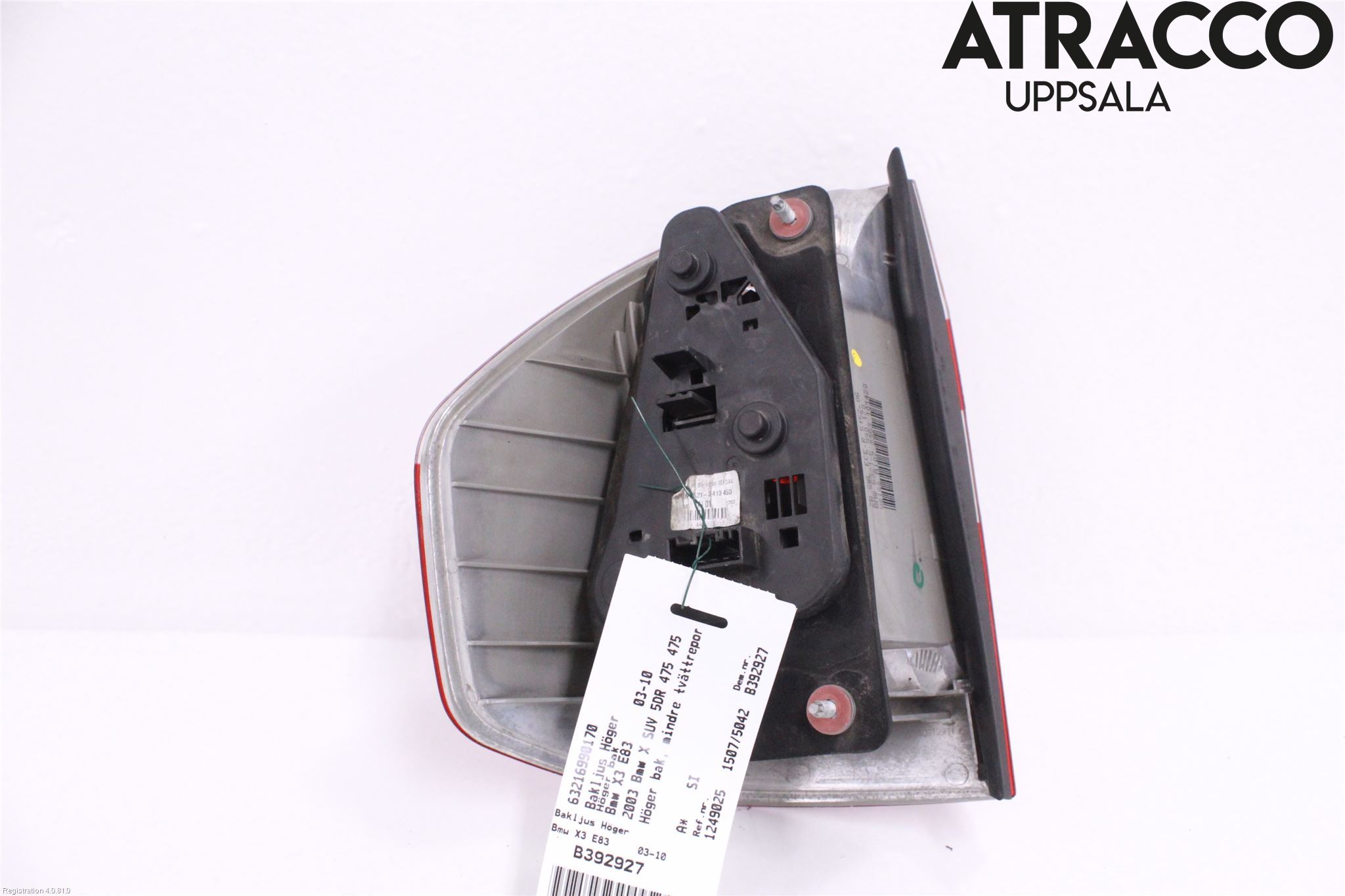 BMW X3 E83     03-10 Bakljus Höger