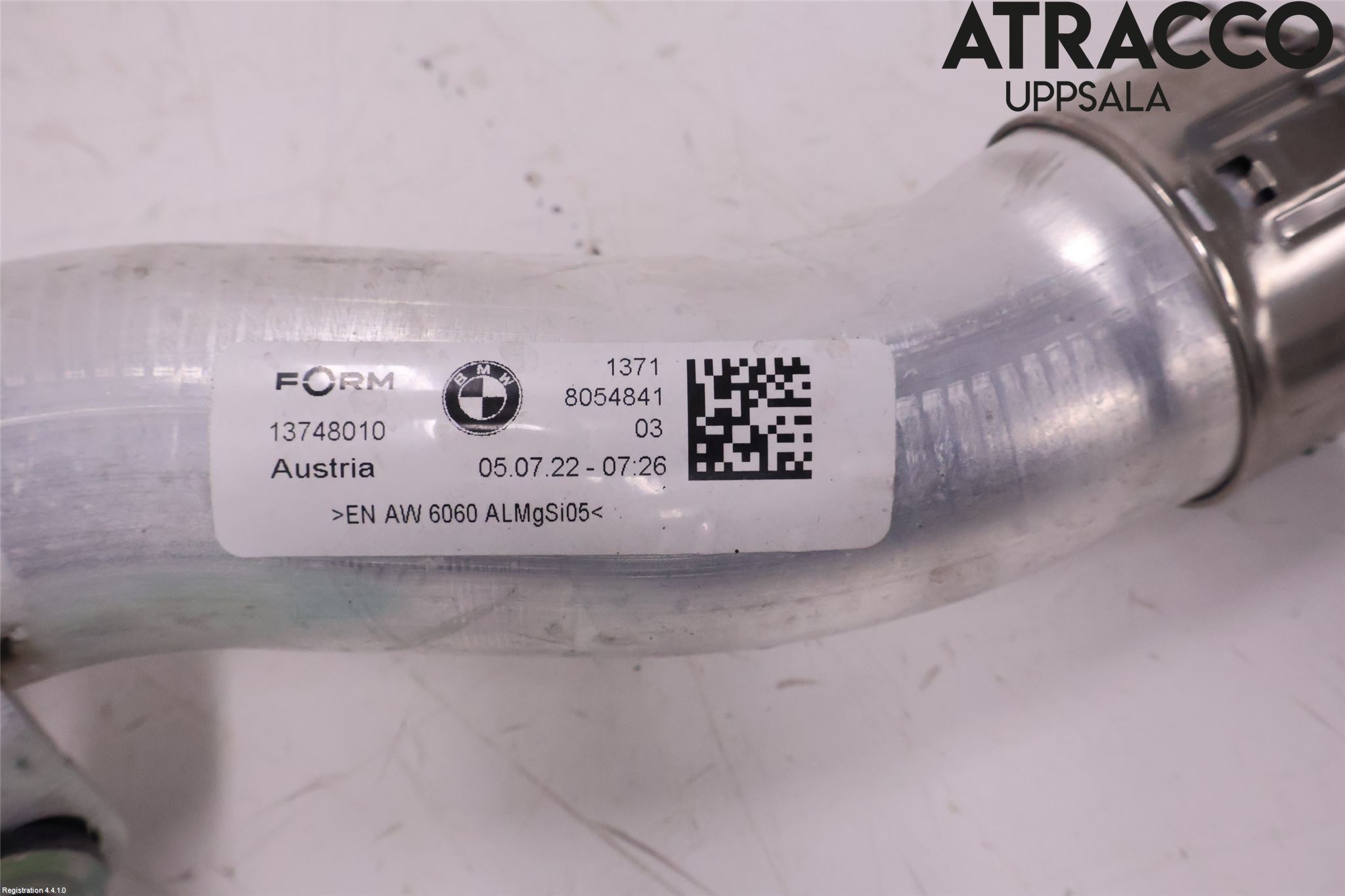 BMW X3 G01 18- Laddluft-Intercoolerrör