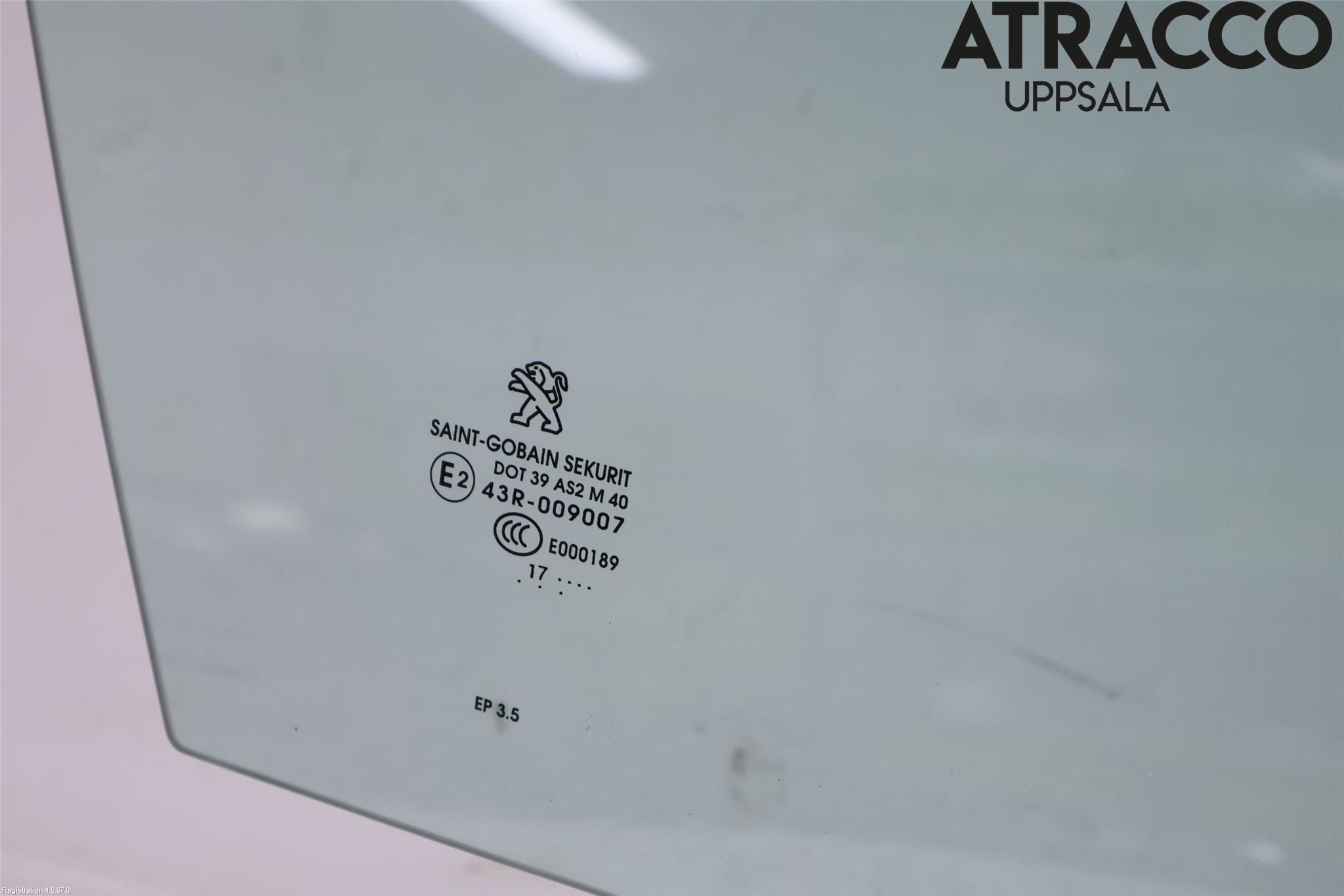 Peugeot 2008 13-20 Dörruta Fram Höger