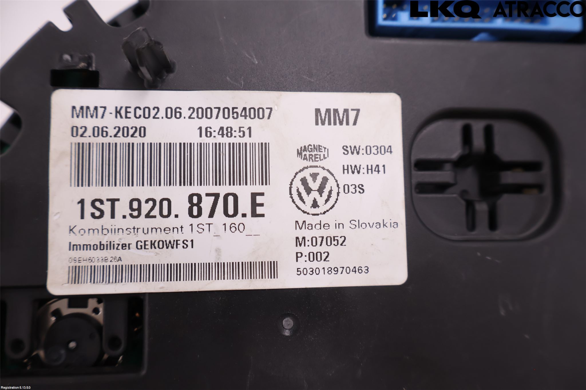 Skoda CITIGO / CITIGO E IV Instrument Komb