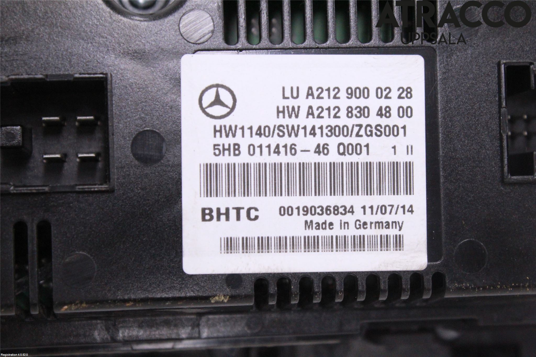 Mercedes-Benz MB E-KLASS (W212) 09-16 Ac Styrenhet Ac Manöveren