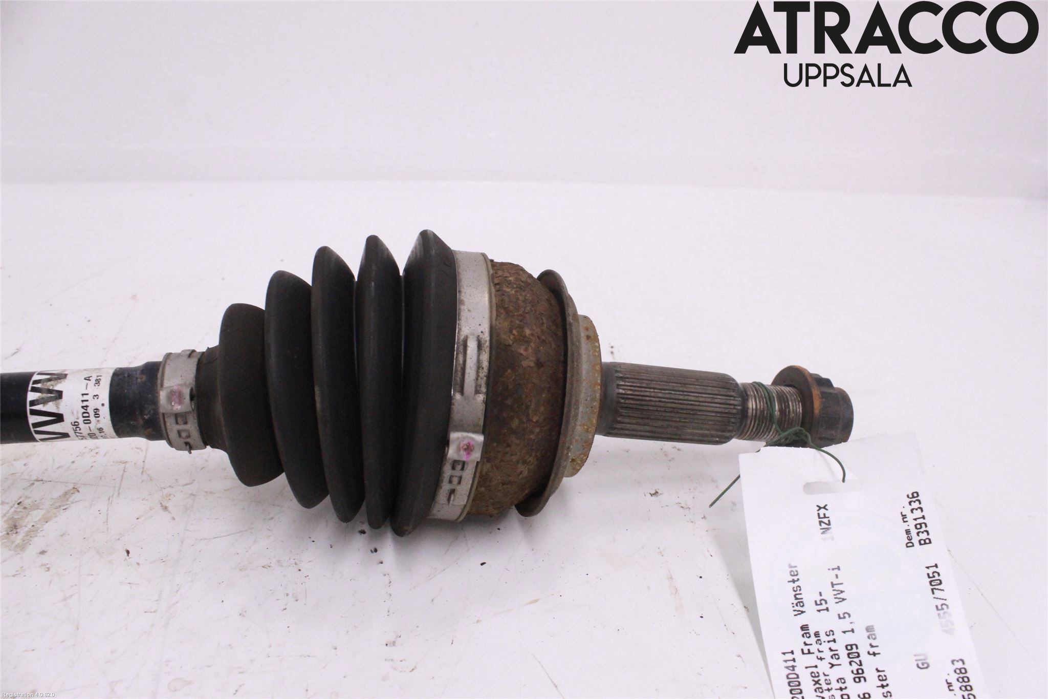 Toyota YARIS XP130 15-20 Drivaxel Fram Vänster