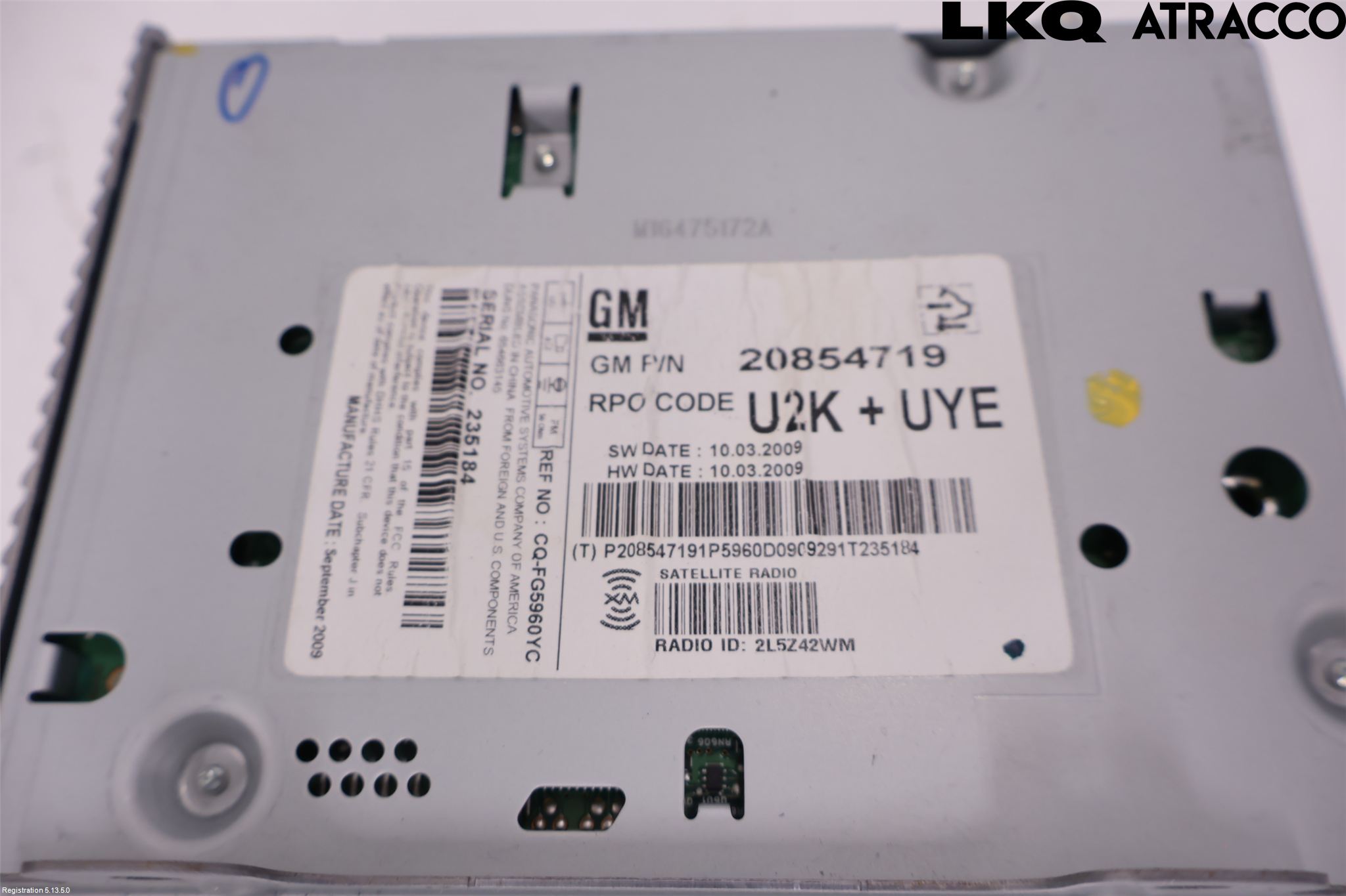 Chevrolet CAMARO Cd Radio - Multimediapanel