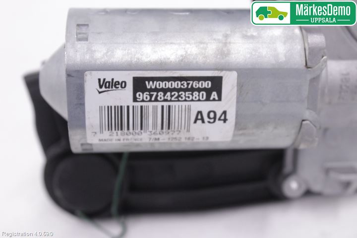 Peugeot 2008 13-20 Torkarmotor Baklucka