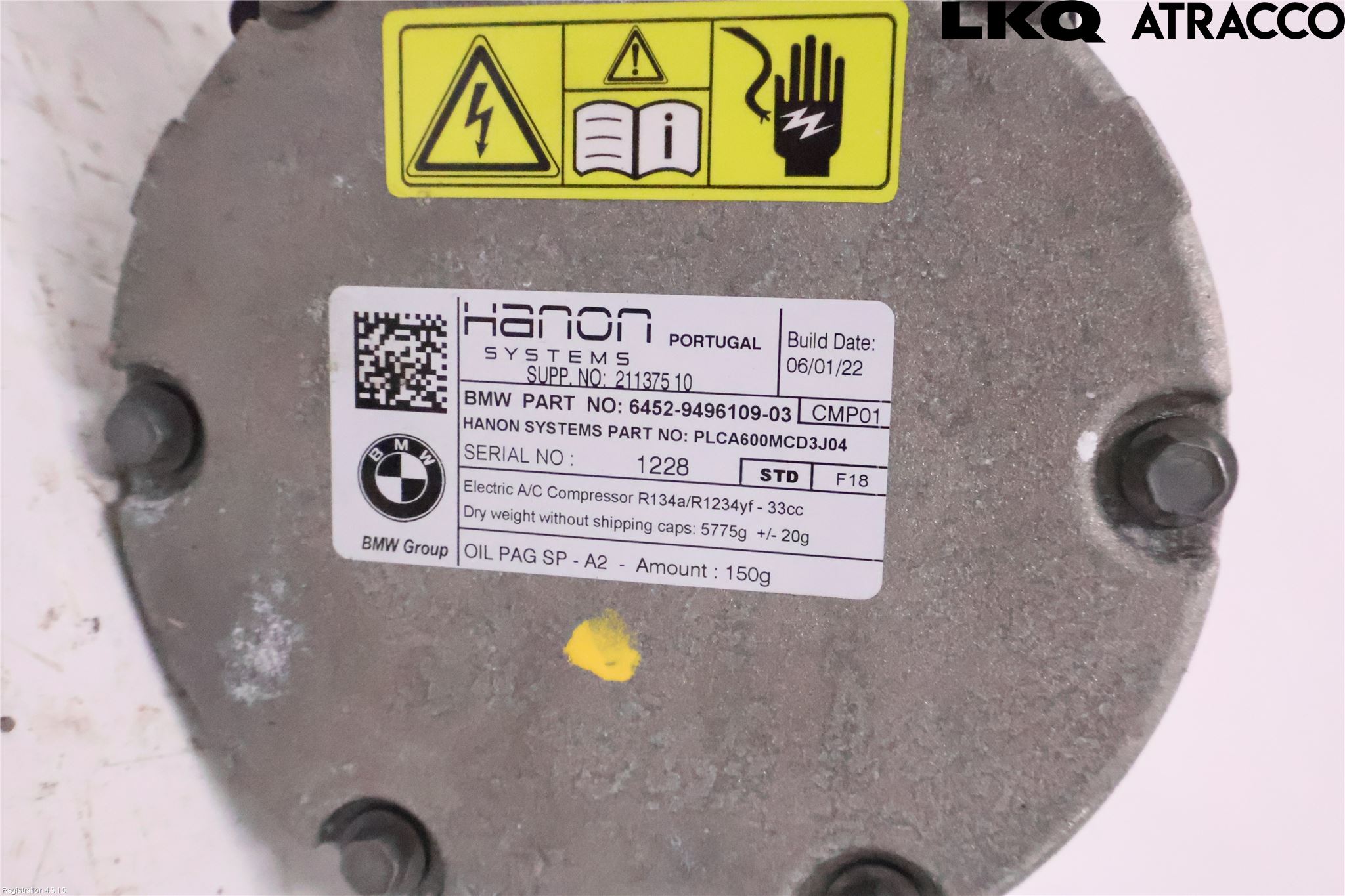 BMW X1 F48 15-22 Ac Kompressor