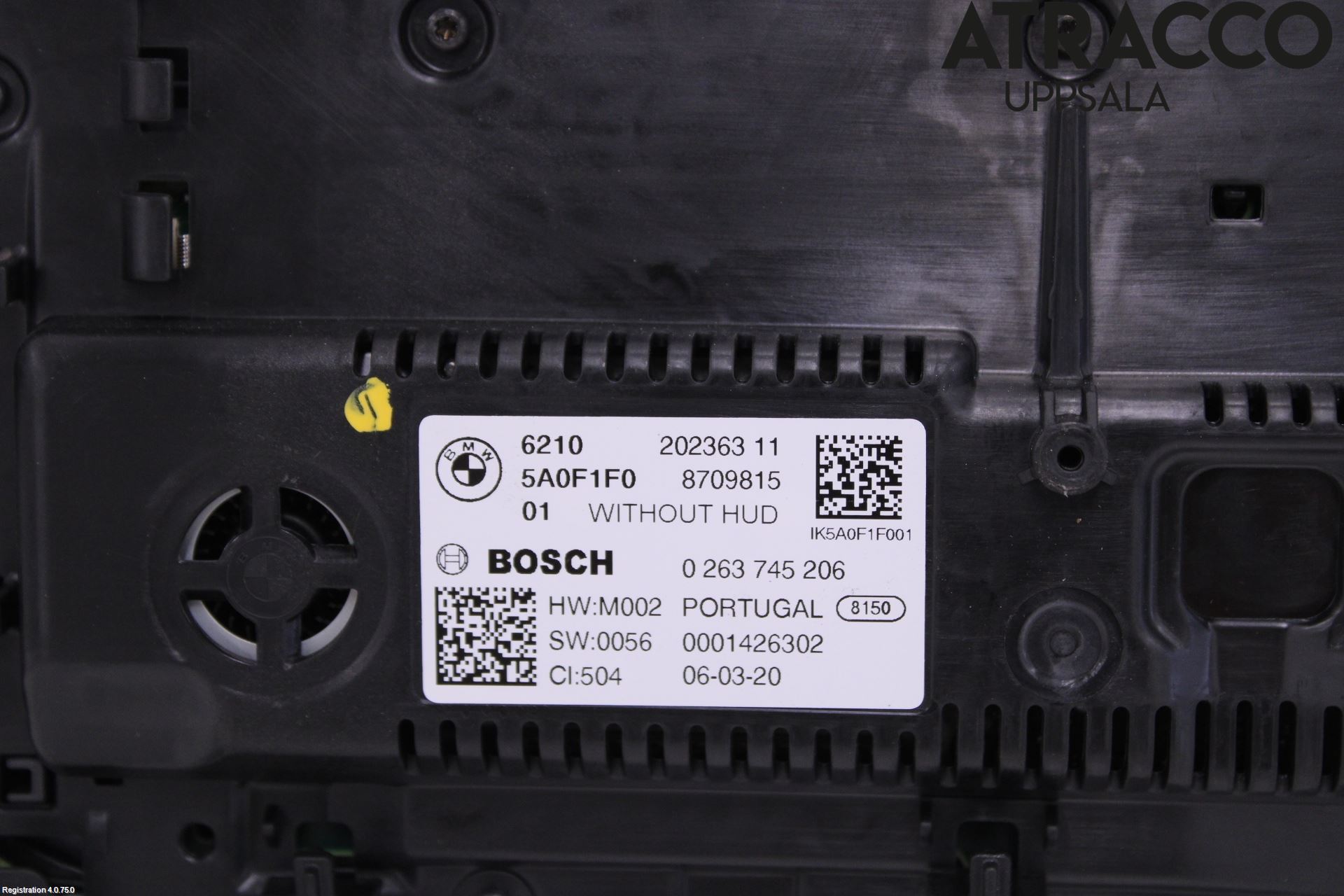 BMW 3 G20/G21/G80/G81 19- Instrument Hast