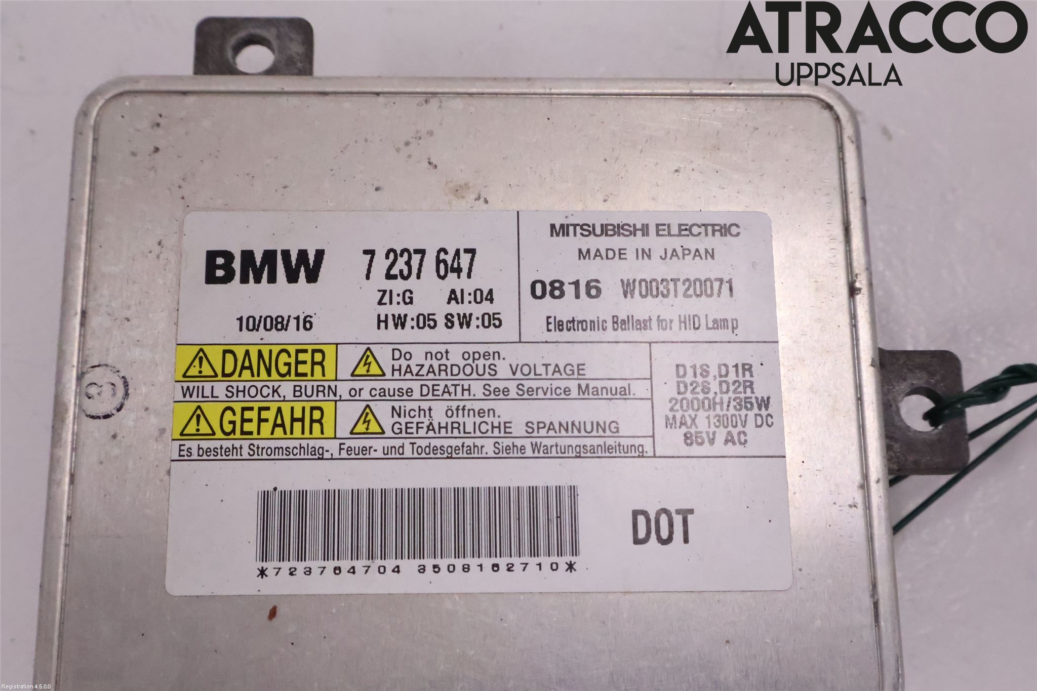 BMW 3 E90/91 SED/TOU 05-12 Styrenhet Strålkastare