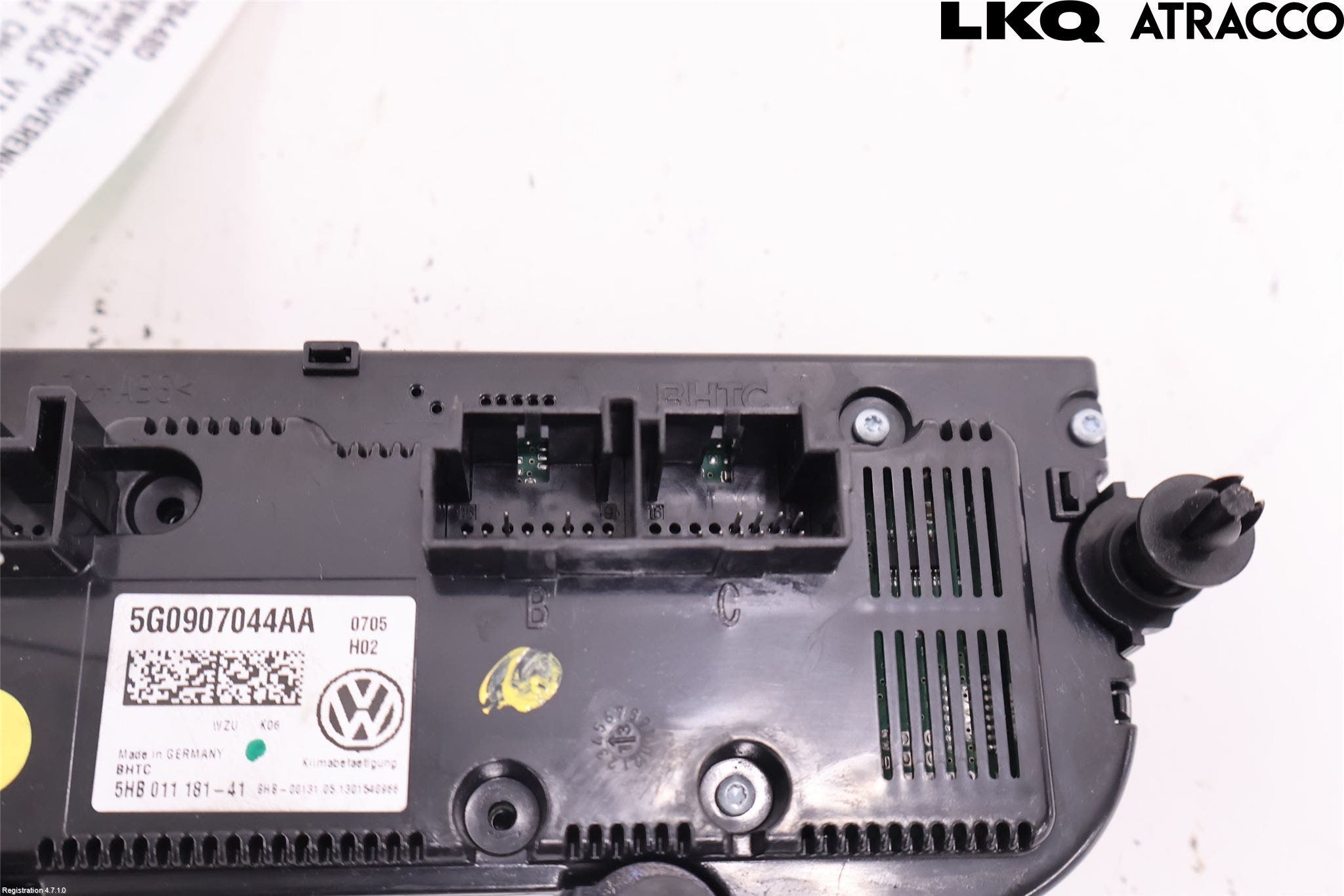 Volkswagen VW GOLF / E-GOLF VII 13-20 Ac Styrenhet Ac Manöveren