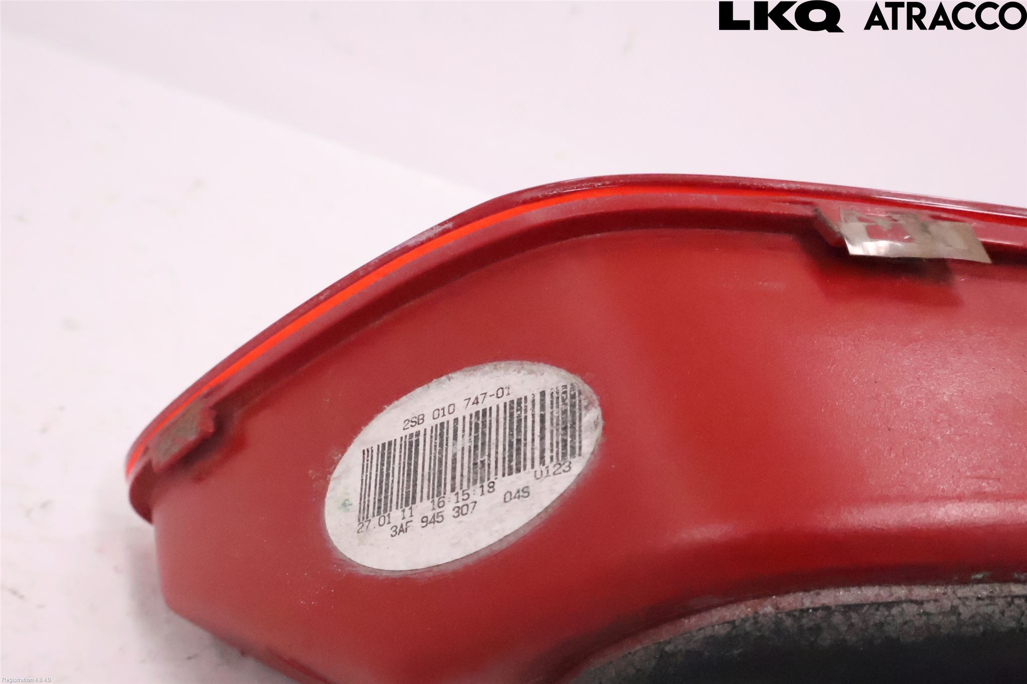 Volkswagen VW PASSAT 11-14 Bakljus Lucka Vä