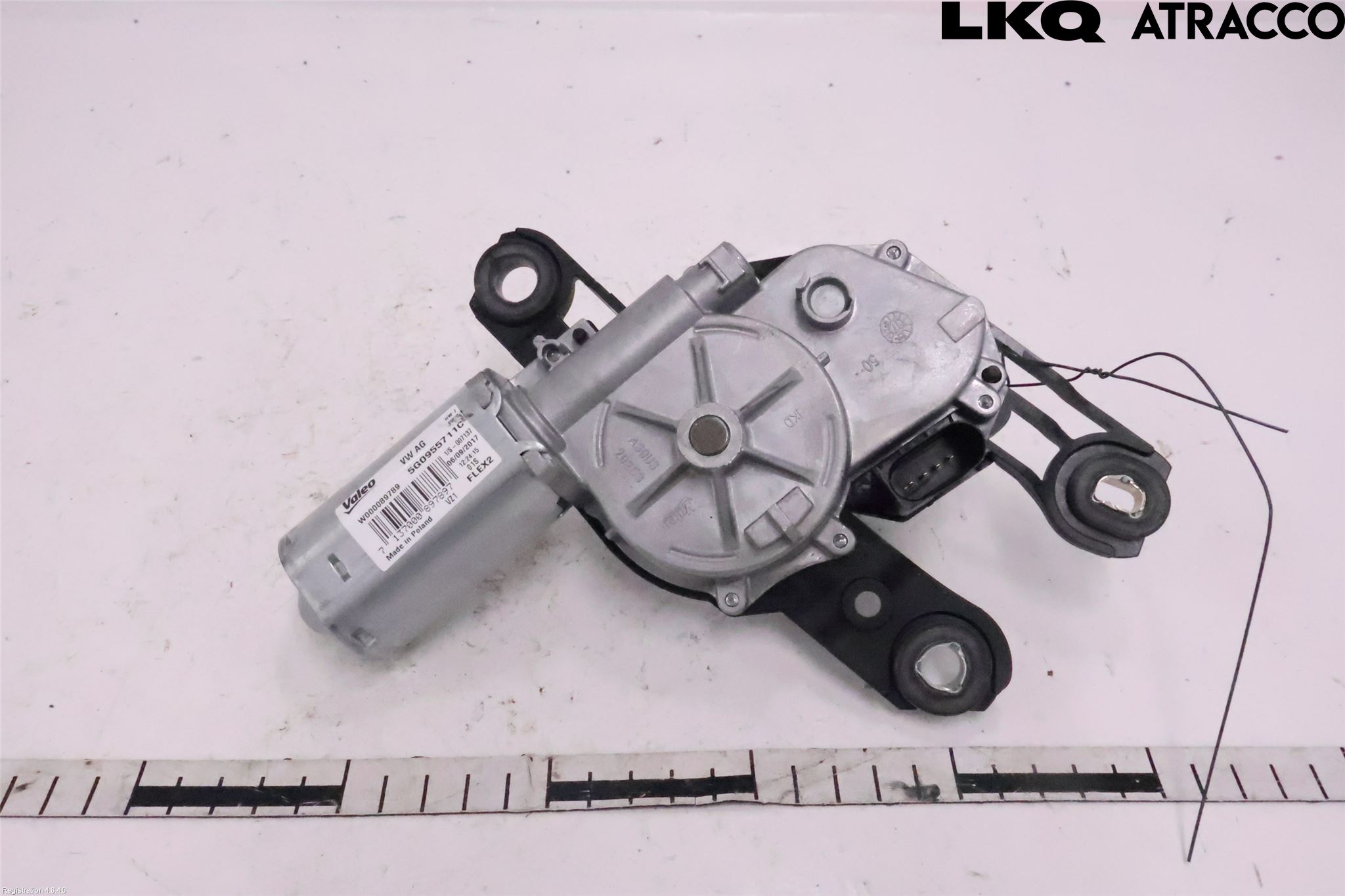 Volkswagen VW PASSAT 15-19 Torkarmotor Baklucka