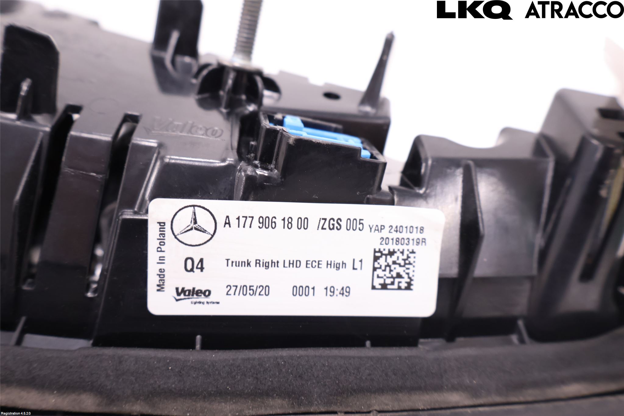 Mercedes-Benz MB A-KLASS (W177) 18- Bakljus Lucka Hö
