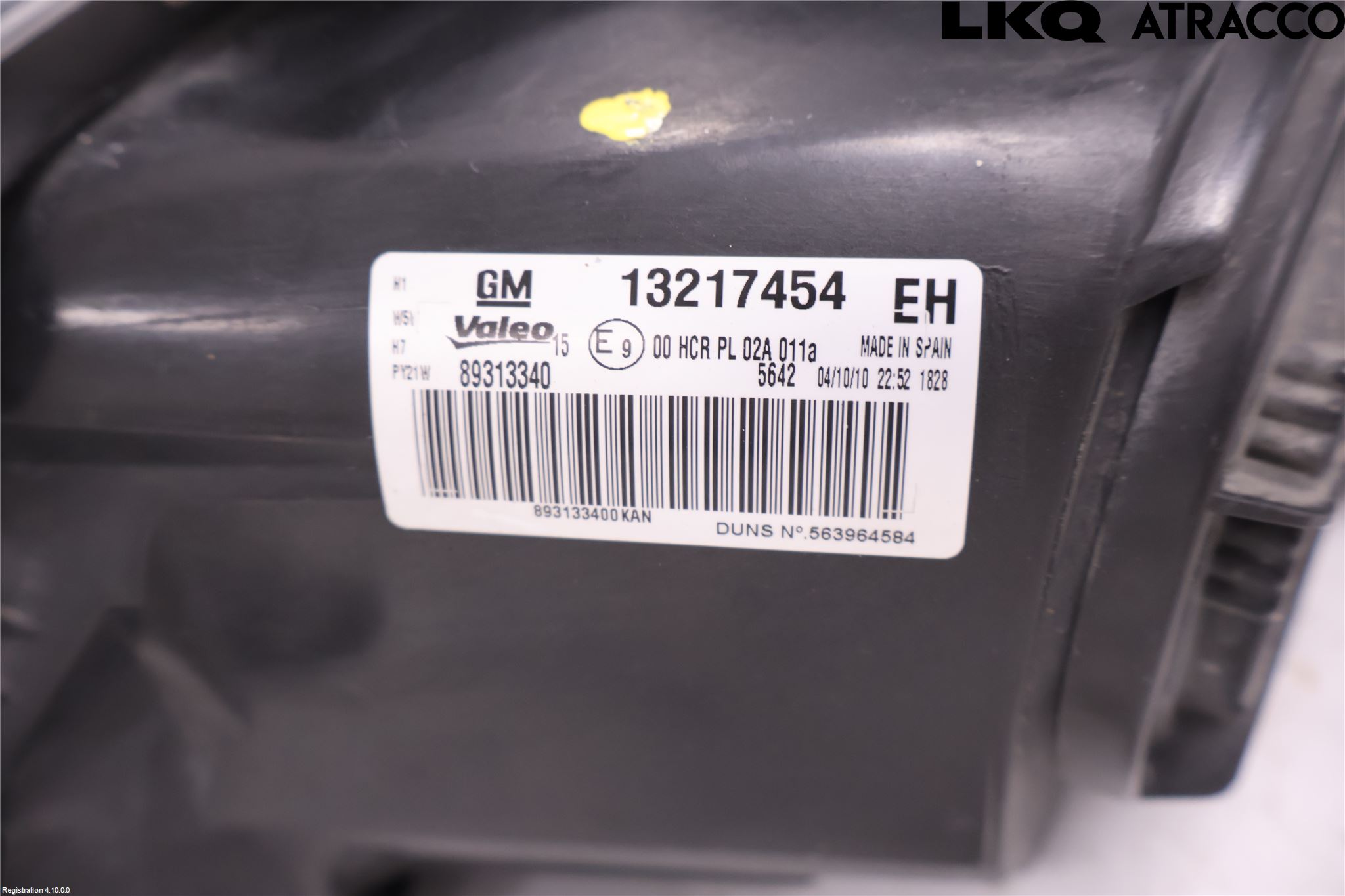 Opel CORSA D 07-14 Strålkastare Höger