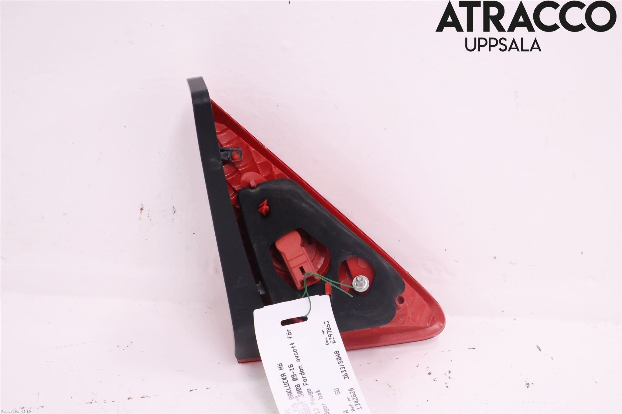 Peugeot 3008 09-16 Bakljus Lucka Hö