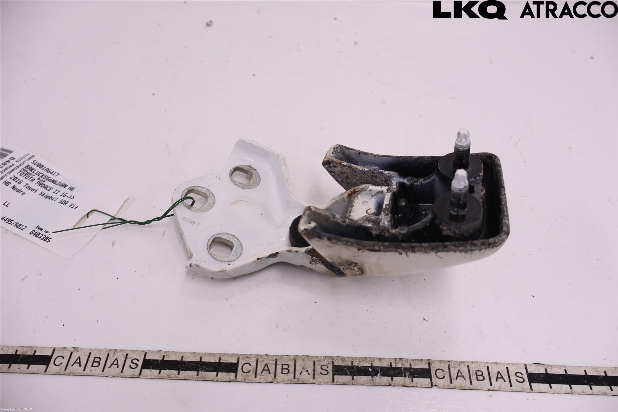 Toyota PROACE II 16- Bakluckegångjärn Hö