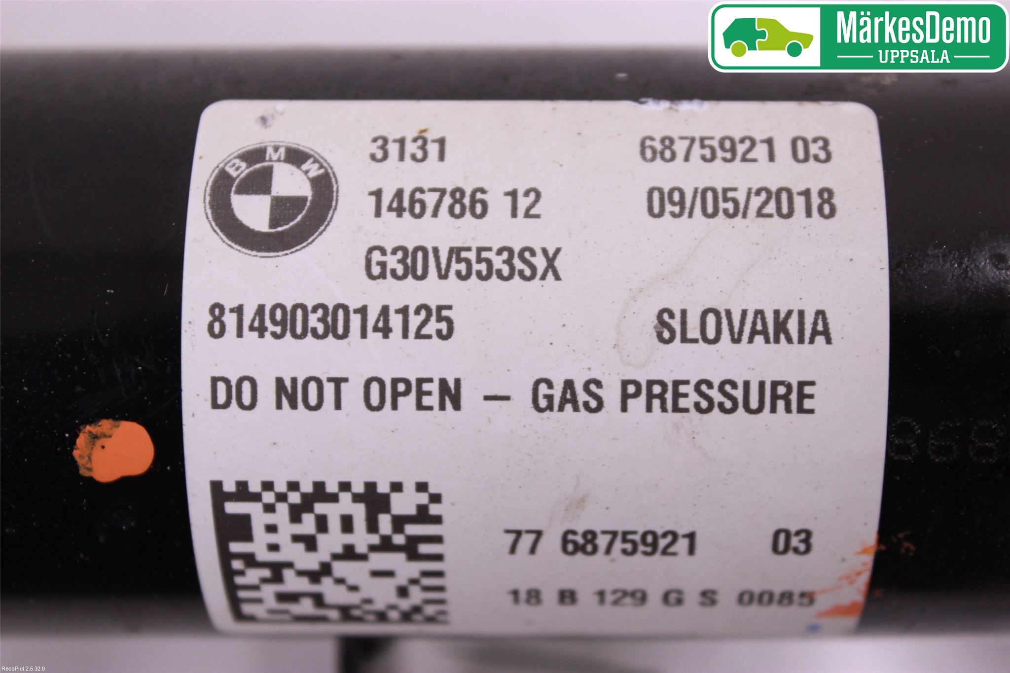 BMW 5 G30/G31/F90 17-23 Fjäderben Fram Vänster