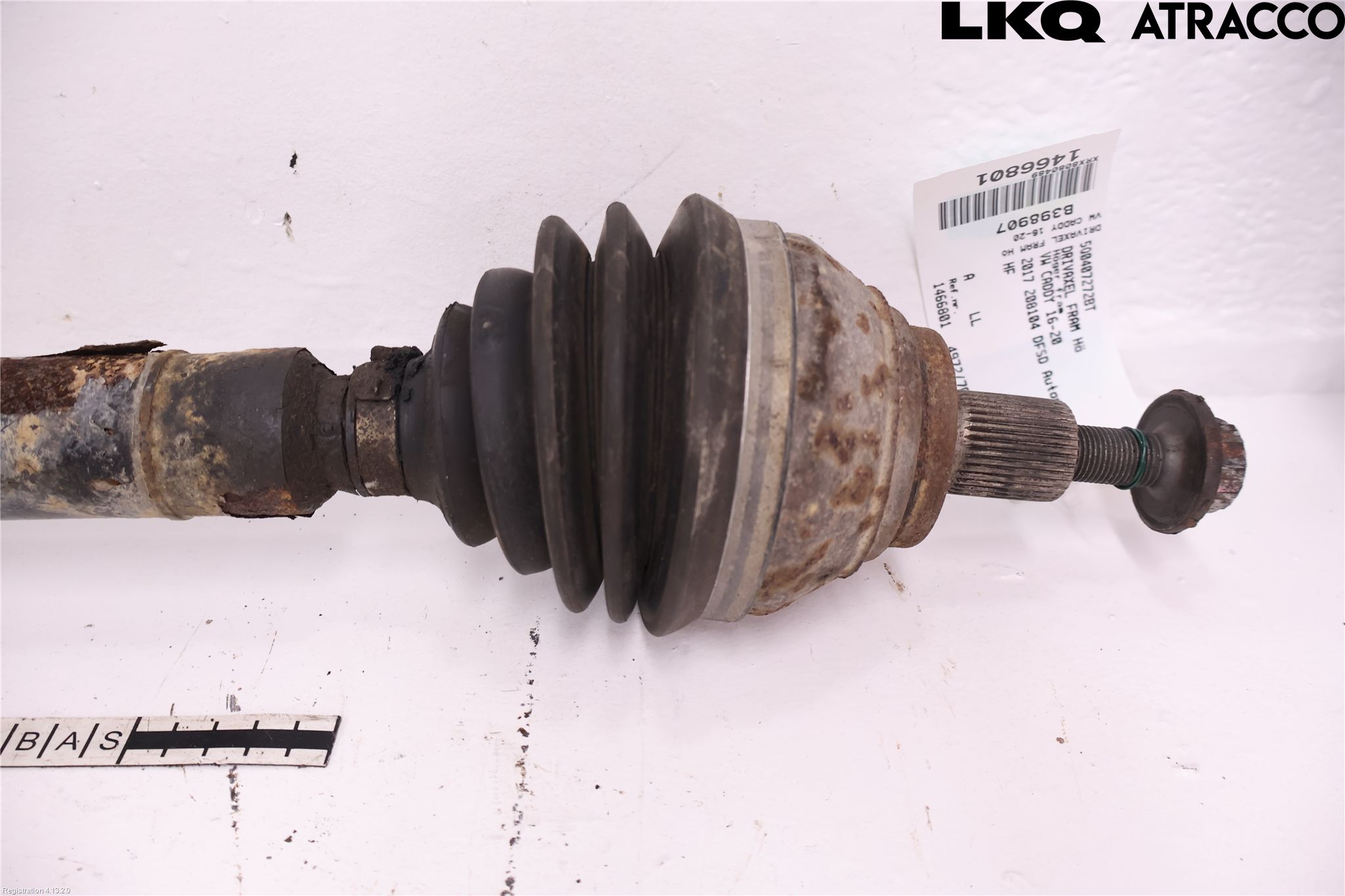 Volkswagen VW CADDY 16-20 Drivaxel Fram Höger