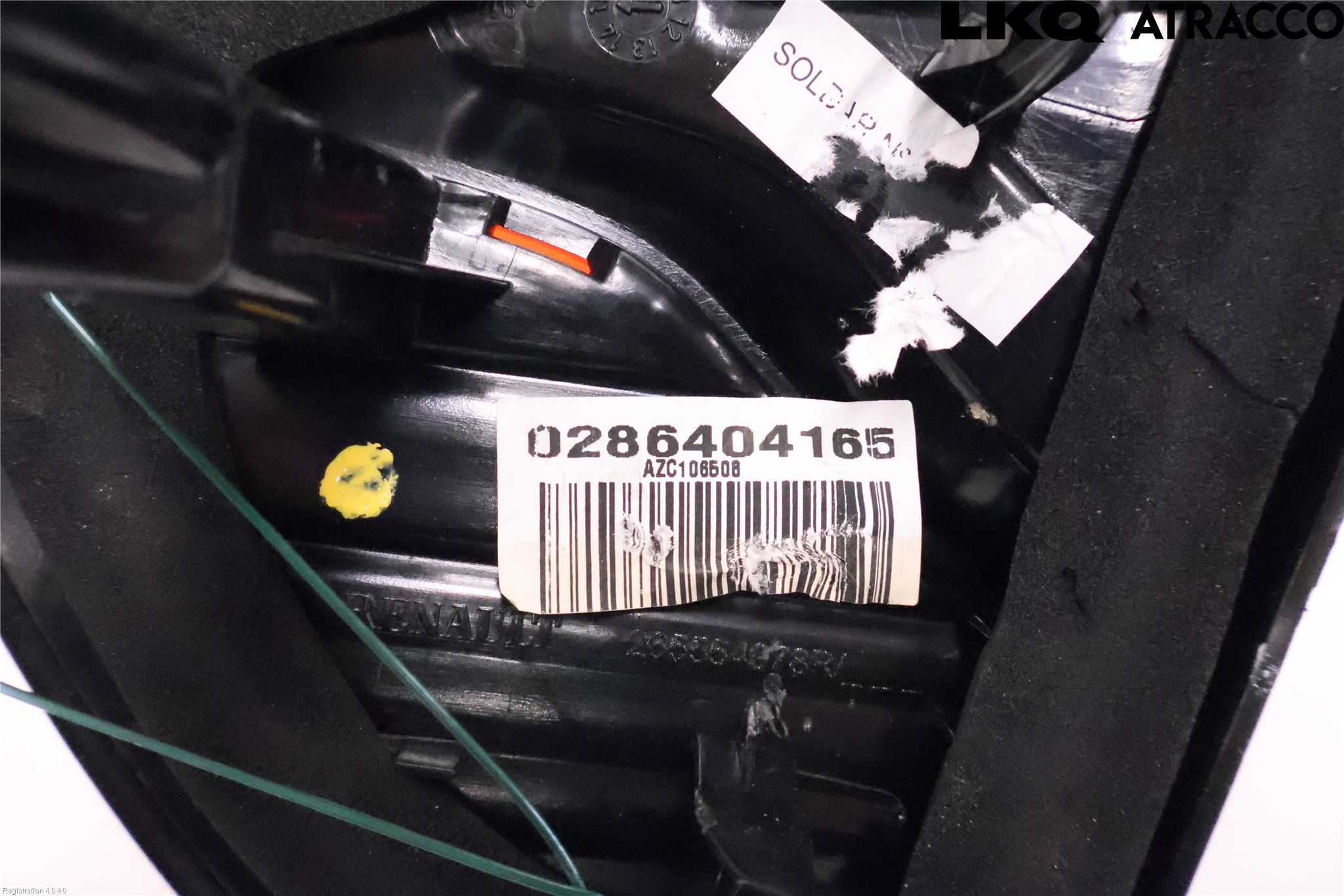 Renault CAPTUR 13-19 Bakljus Lucka Vä