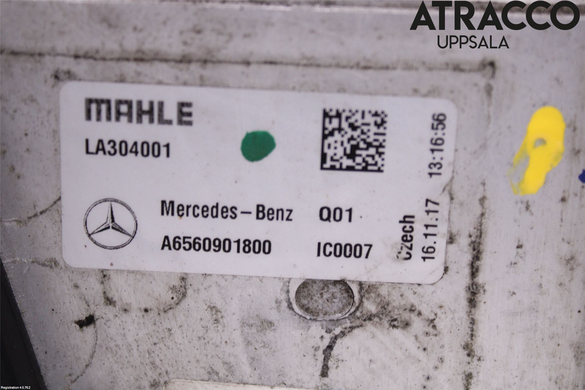 Mercedes-Benz MB CLS-KLASS (C257) 18- Laddluft-Intercooler Kyl