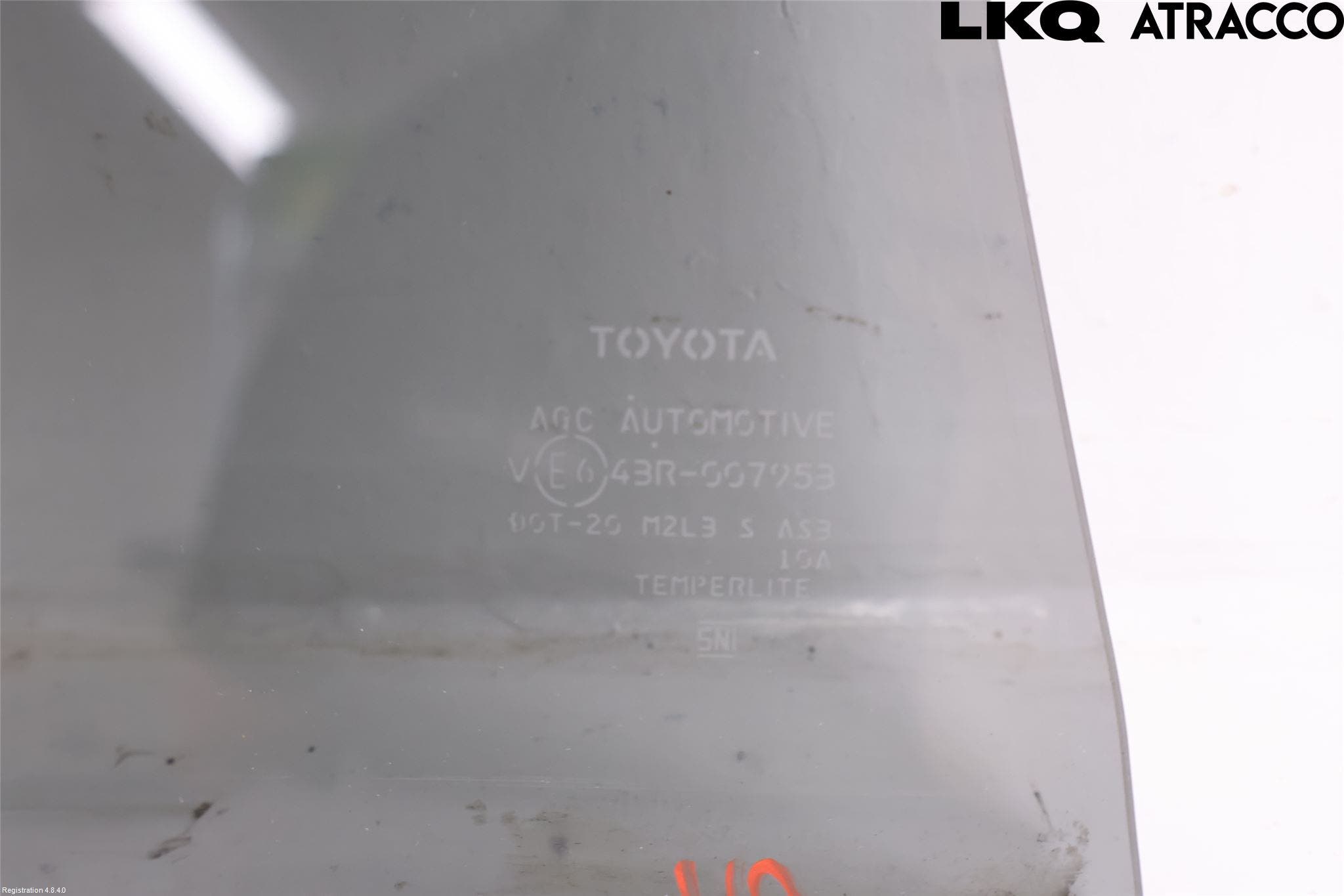 Toyota RAV4 19- Dörruta Bak Lilla Hö