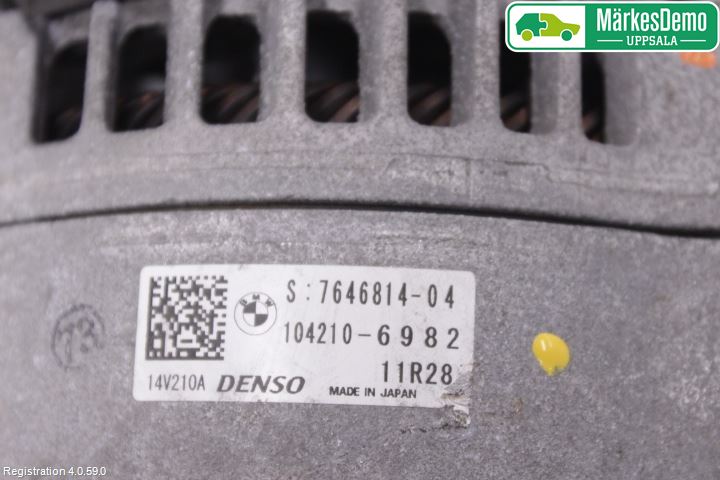 BMW X4 F26 14-18 Generator